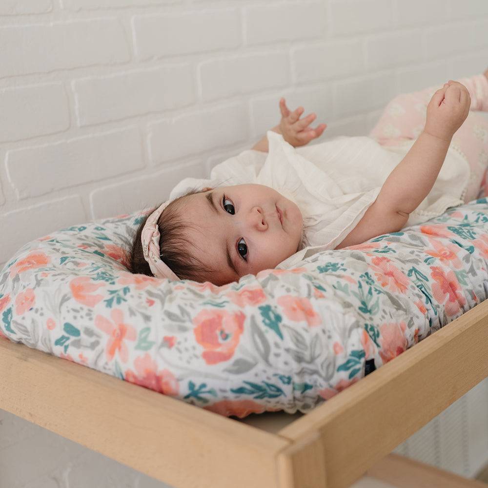 Floret Classic Muslin Changing Pad Cover Changing Pad Cover Bebe au Lait