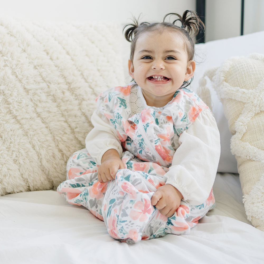 Floret Classic Muslin Bedtime Sleeper Bedtime Sleeper Bebe au Lait 12-24M