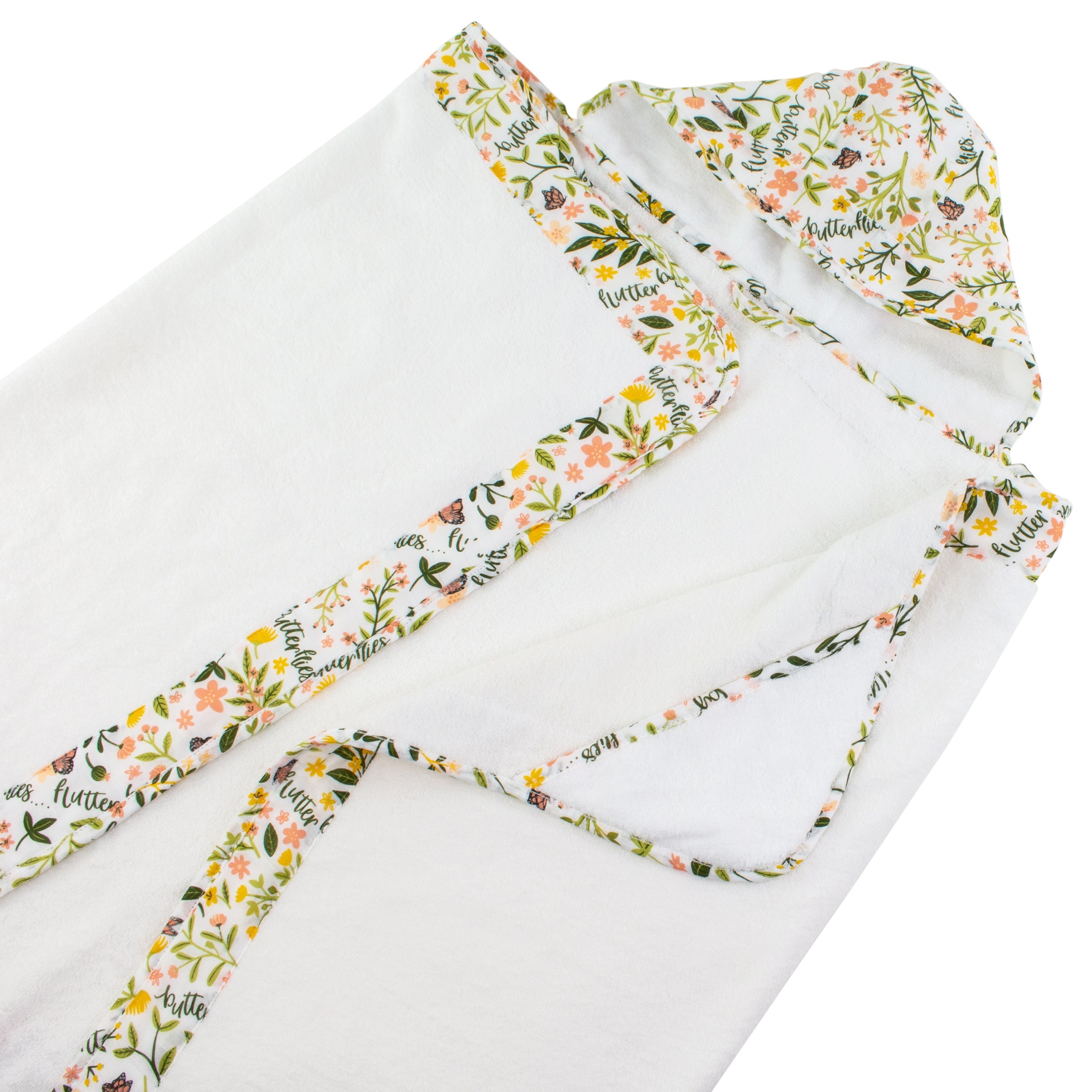 Flutterby Toddler Hooded Towel Hooded Toddler Towel Bebe au Lait