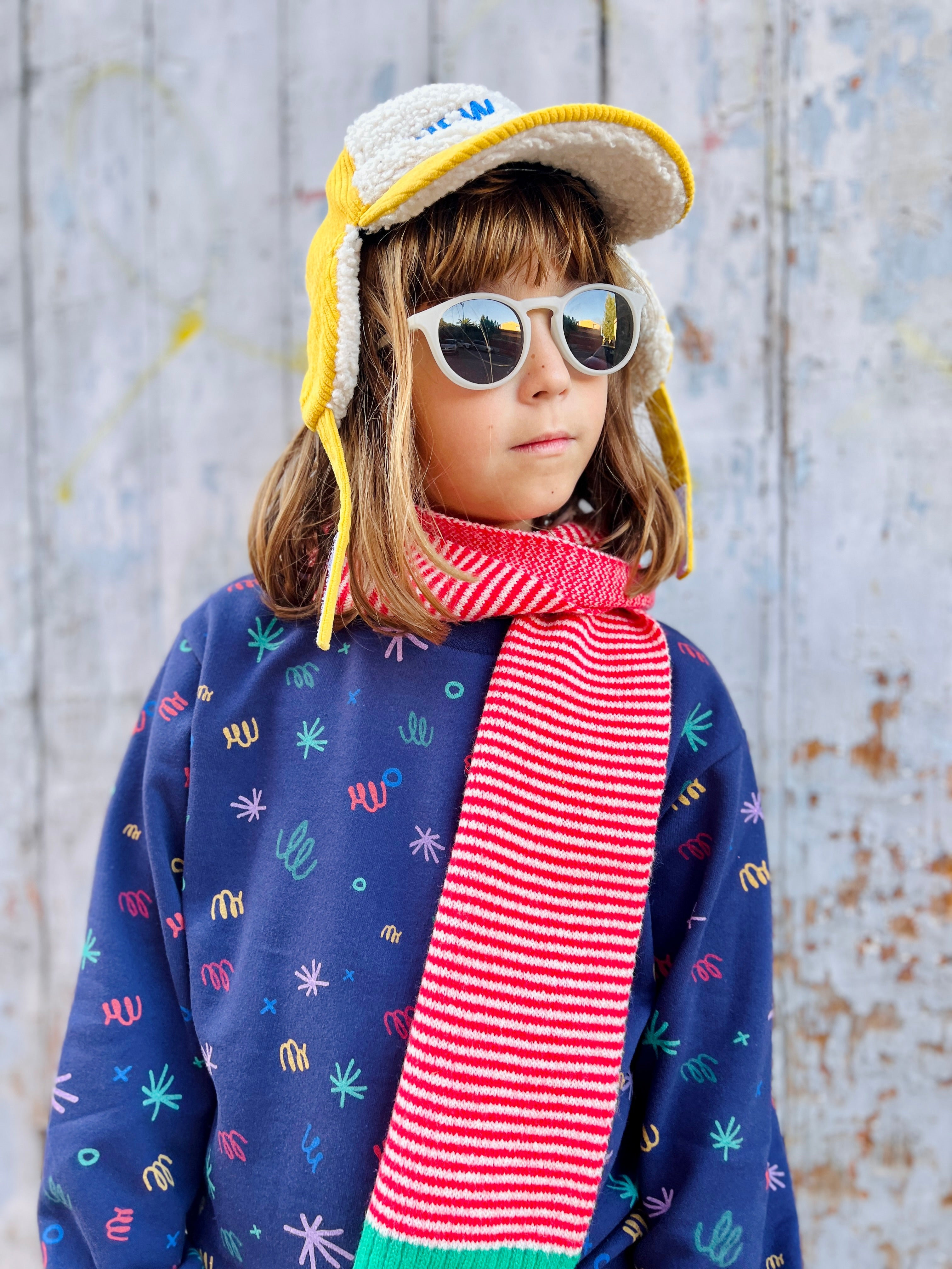 Recycled Cotton Confetti Kid Sweatshirt