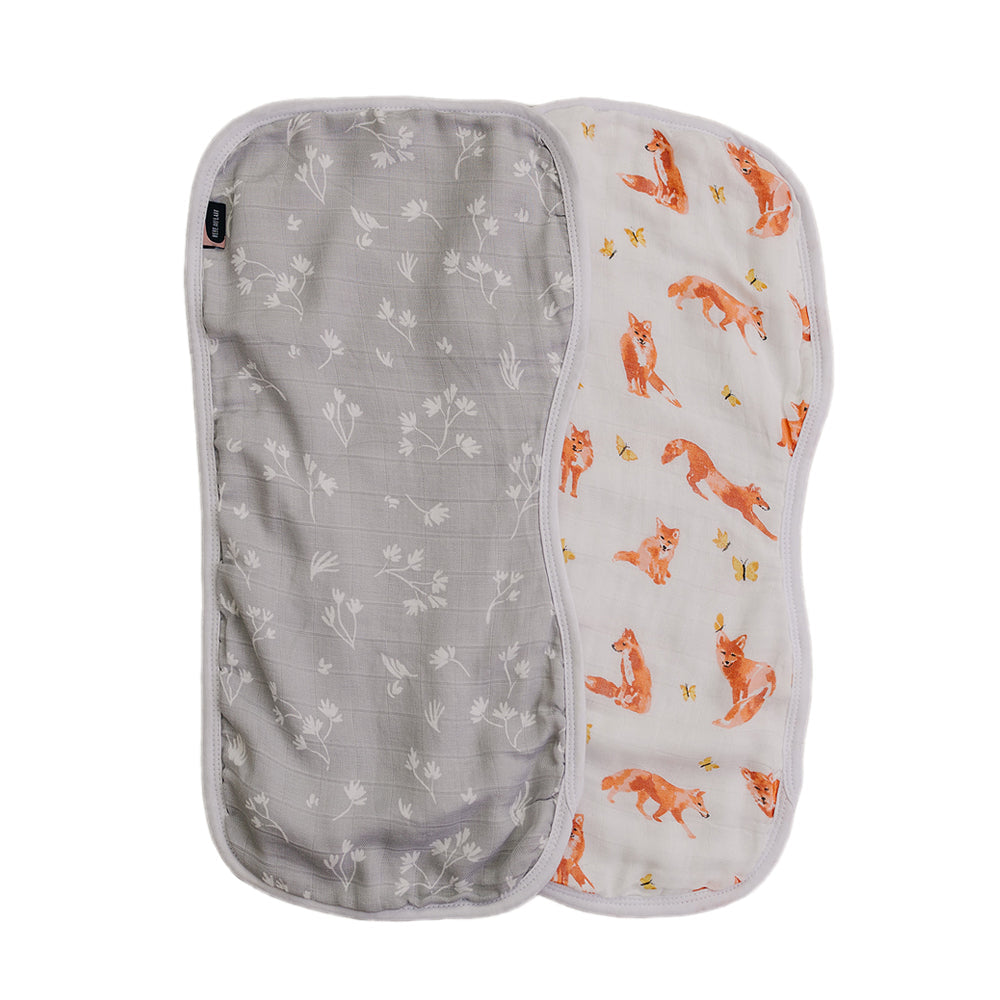 Fox Tales + Prairie Oh So Soft Muslin Burp Cloths Set Burp Cloths Bebe au Lait