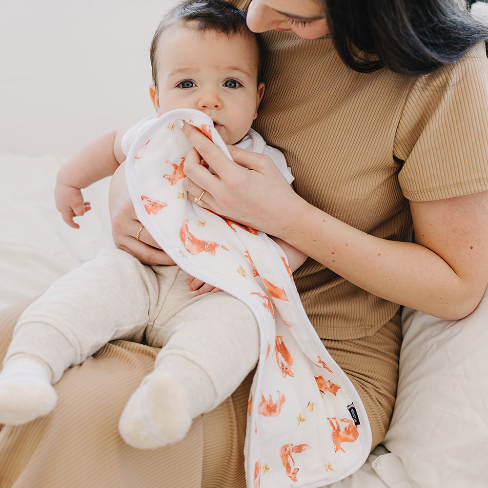 Fox Tales + Prairie Oh So Soft Muslin Burp Cloths Set Burp Cloths Bebe au Lait
