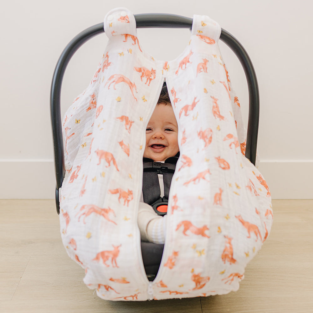 Fox Tales Car Seat Cover Car Seat Cover Bebe au Lait