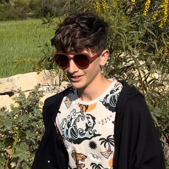 Aviator | Polarized Sunglasses | Teen | 9-14 Y | Black