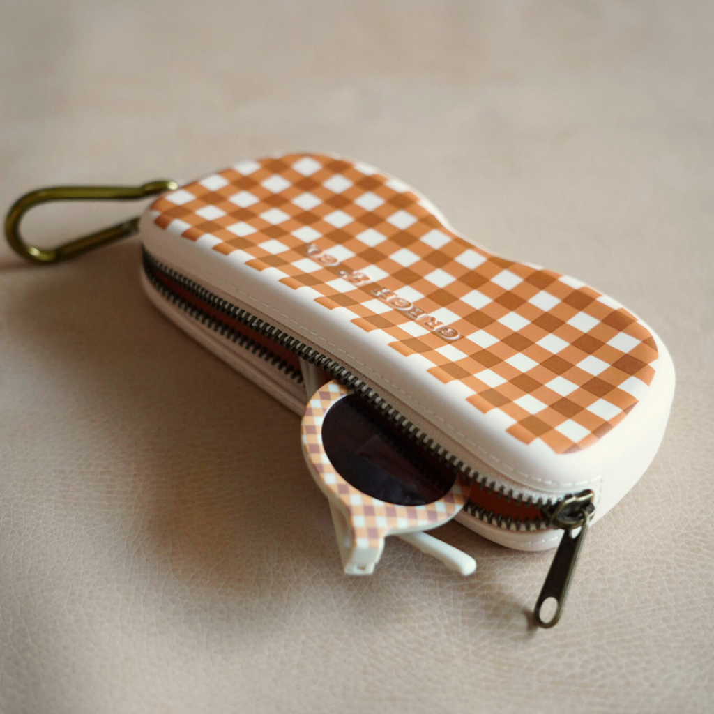 Zip + Go Case | Soft Silicone | Sienna Gingham