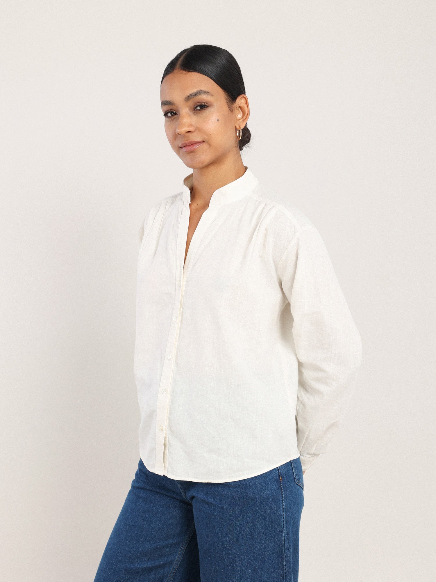 Akhen Button Up - Sugar