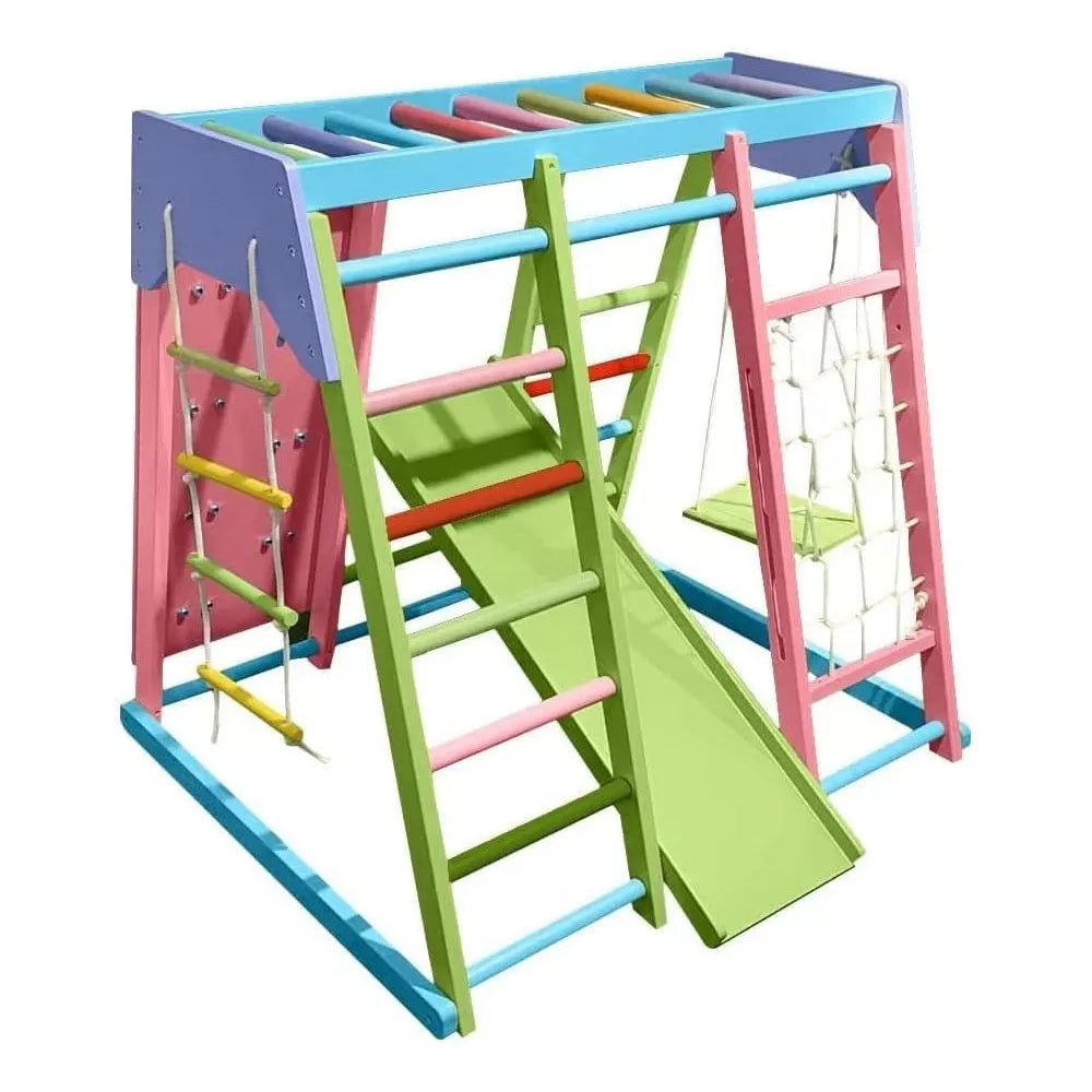 Magnolia - Real Wood 7-in-1 Playset Indoor Avenlur.com