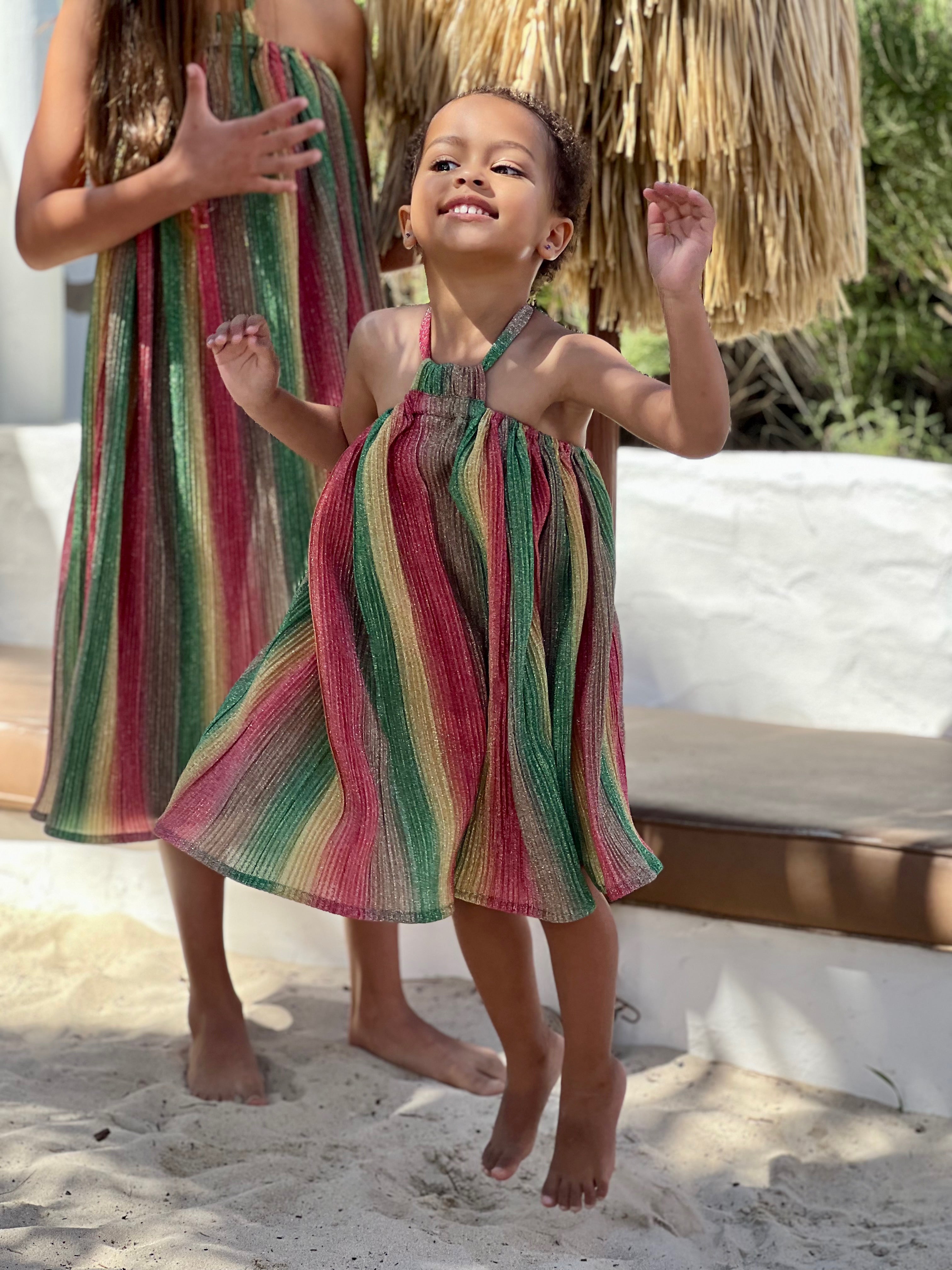 Red Rainbow Shimmer - Multicolour