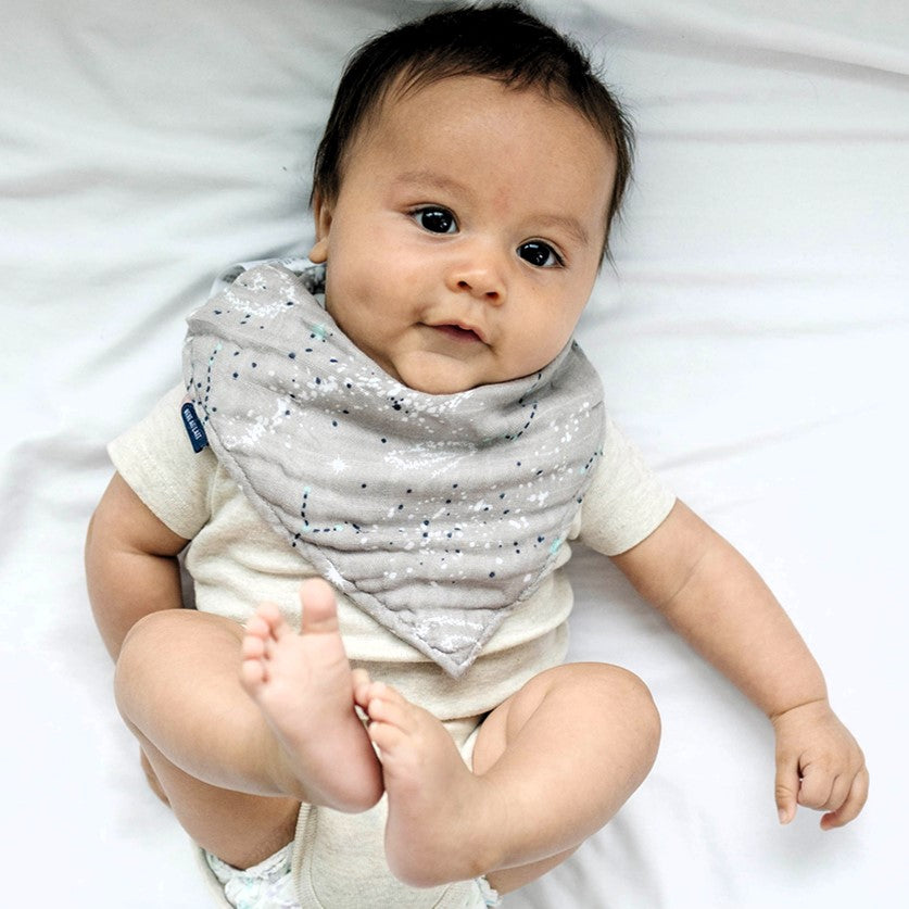 Galaxy Oh So Soft Muslin Bandana Bib Bib Bebe au Lait