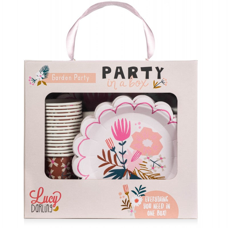 Garden Party Birthday Party Supplies in a Box