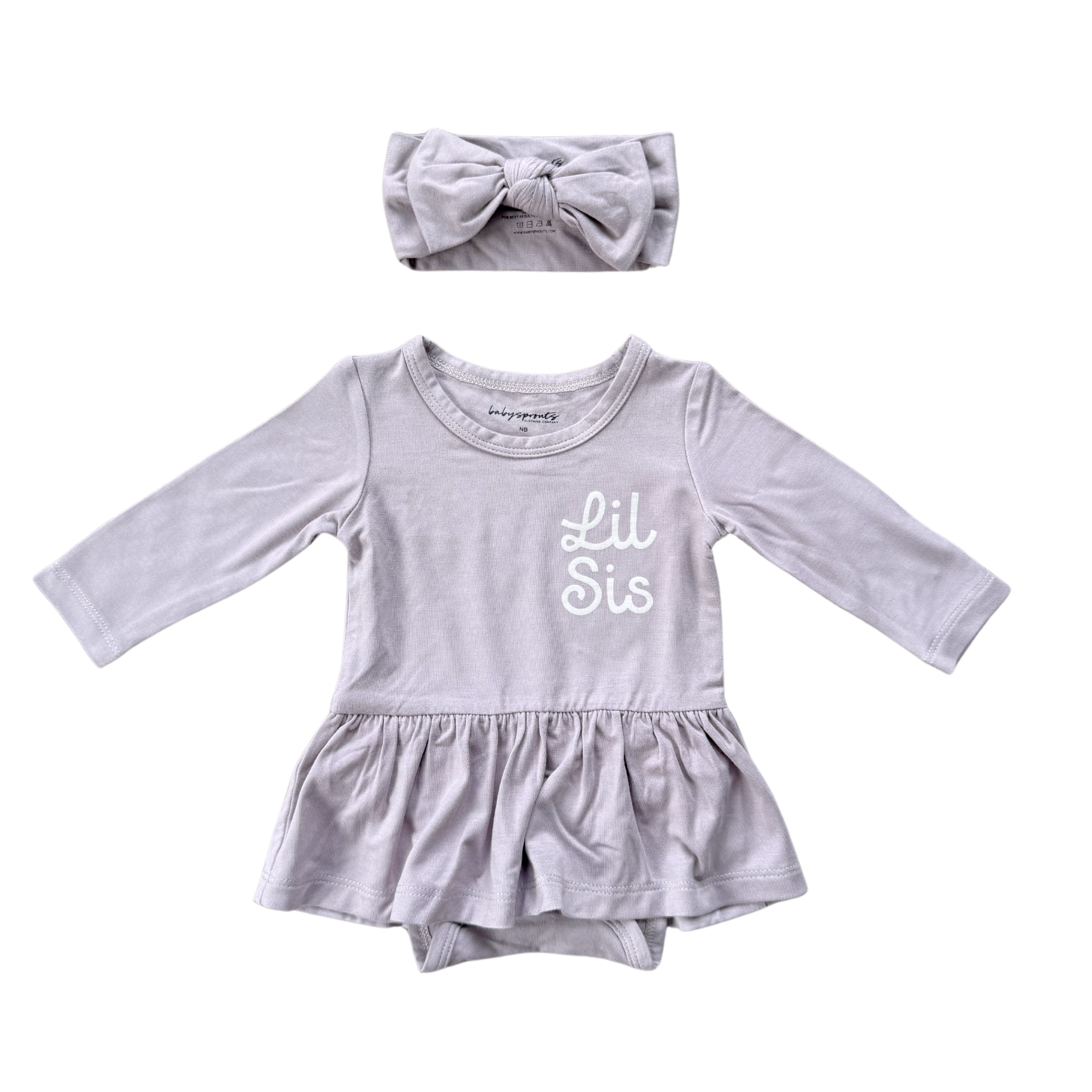 Girl's Bodysuit Dress Set