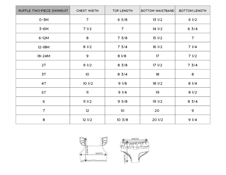 Girl's Two-Piece Swim Set