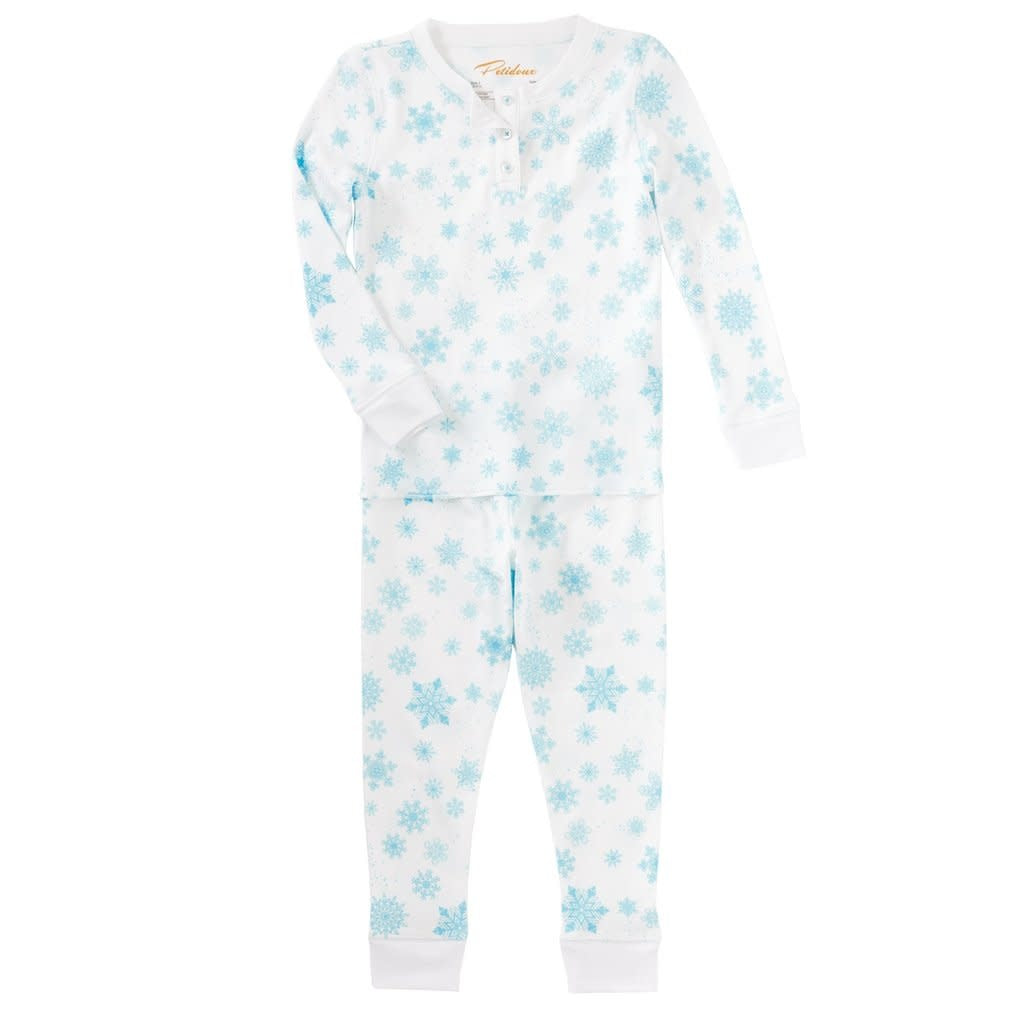Pyjama Set - Let It Snow Blue