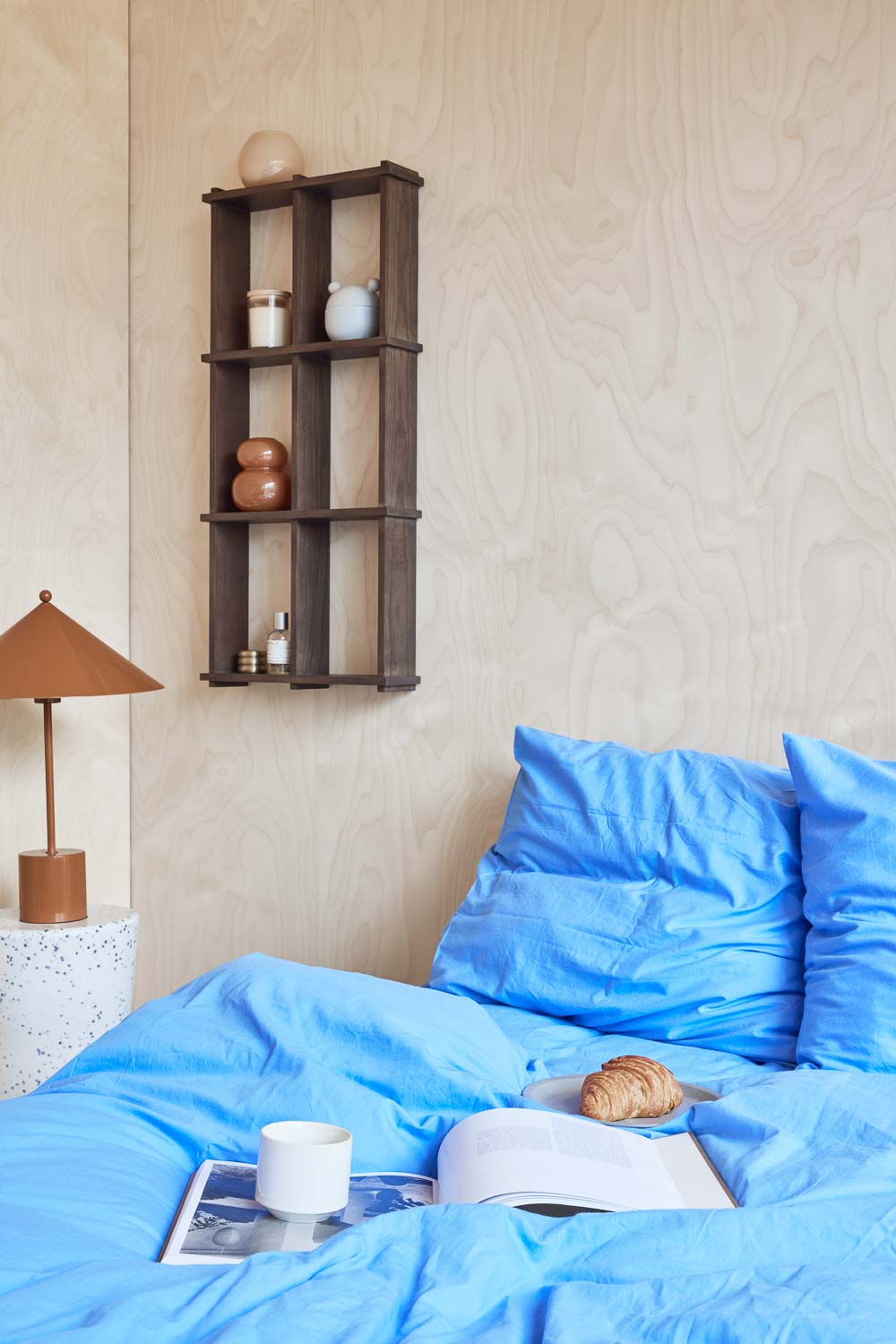 Grid Shelf - Small - Dark Nature Shelving OYOY