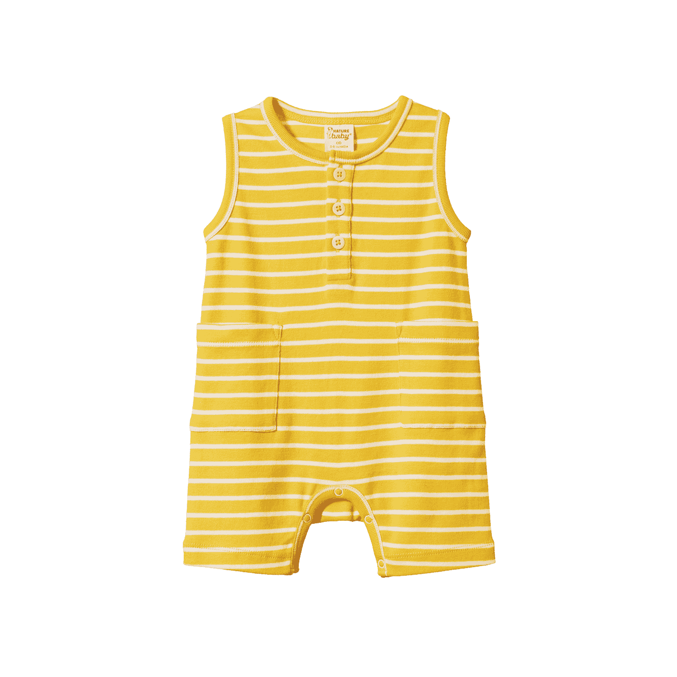 Camper Suit - Golden Yellow Sailor Stripe