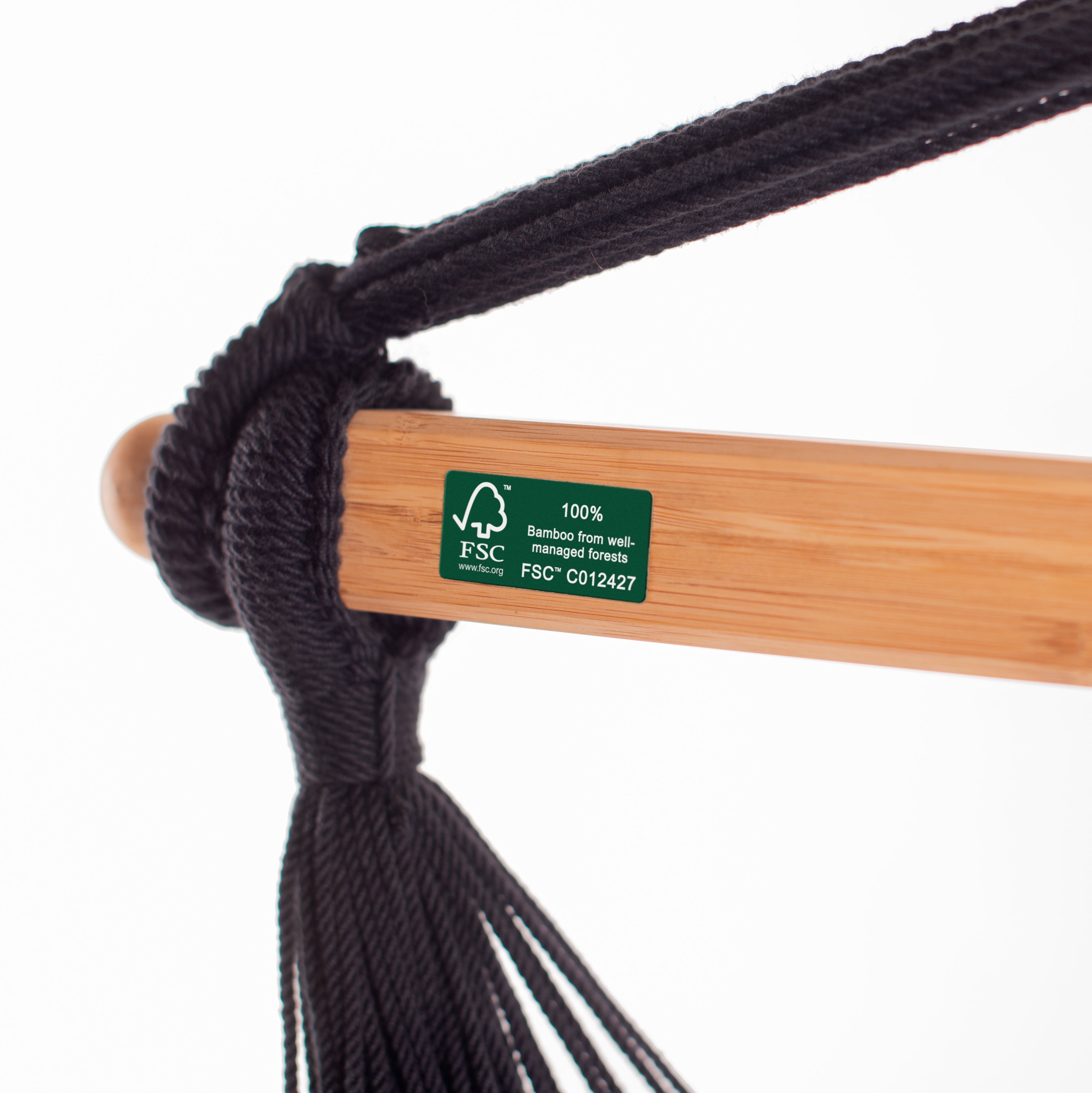 Habana Onyx - Organic Cotton Comfort Hammock Chair