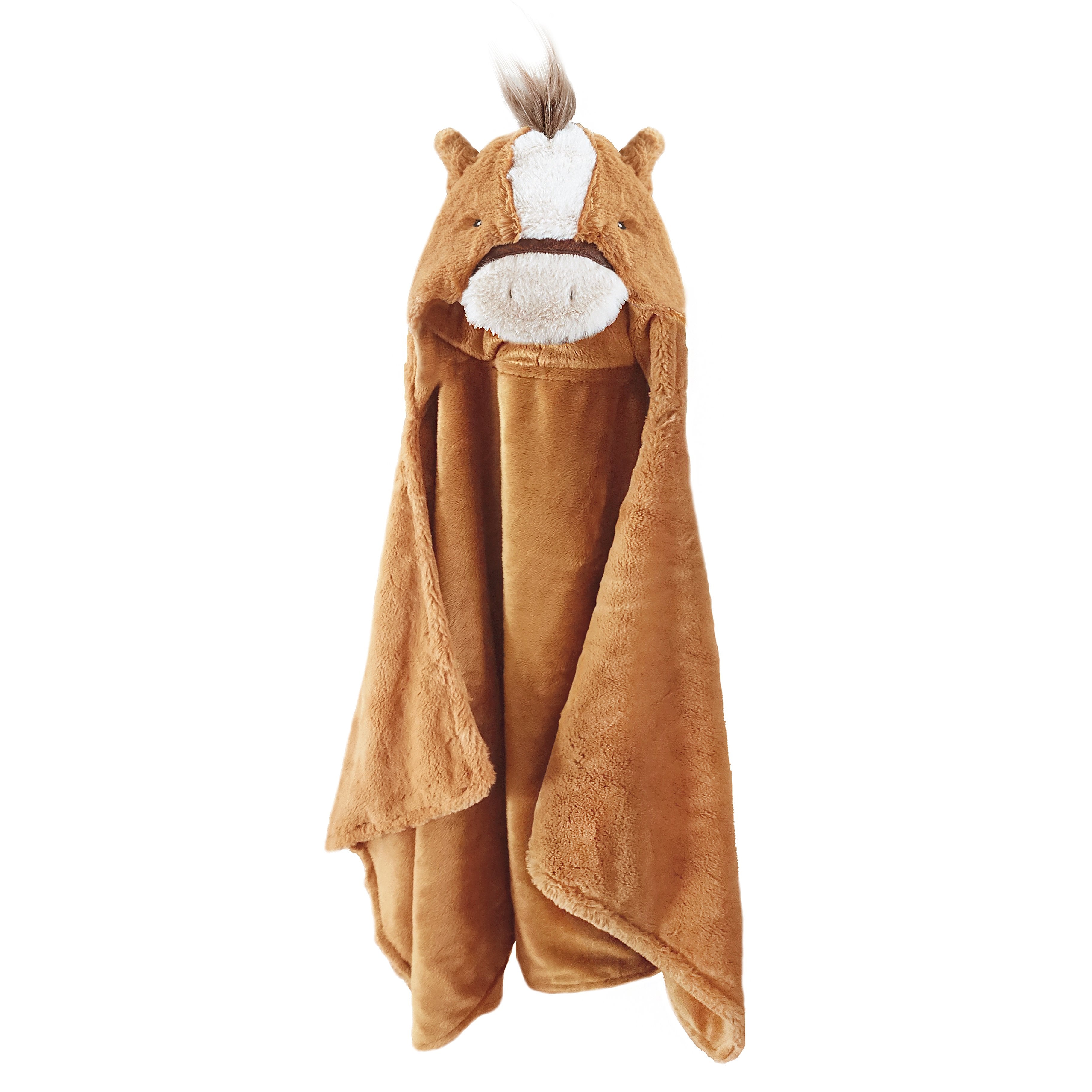 Truffles Horse Hooded Blanket