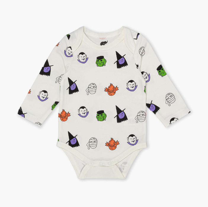Long Sleeve Jack + Jill Bodysuit - Spooky Squad