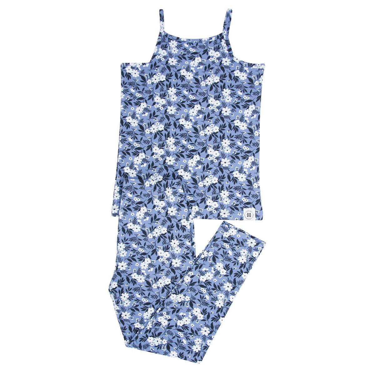 Tank Pajama - Vintage Floral Blue
