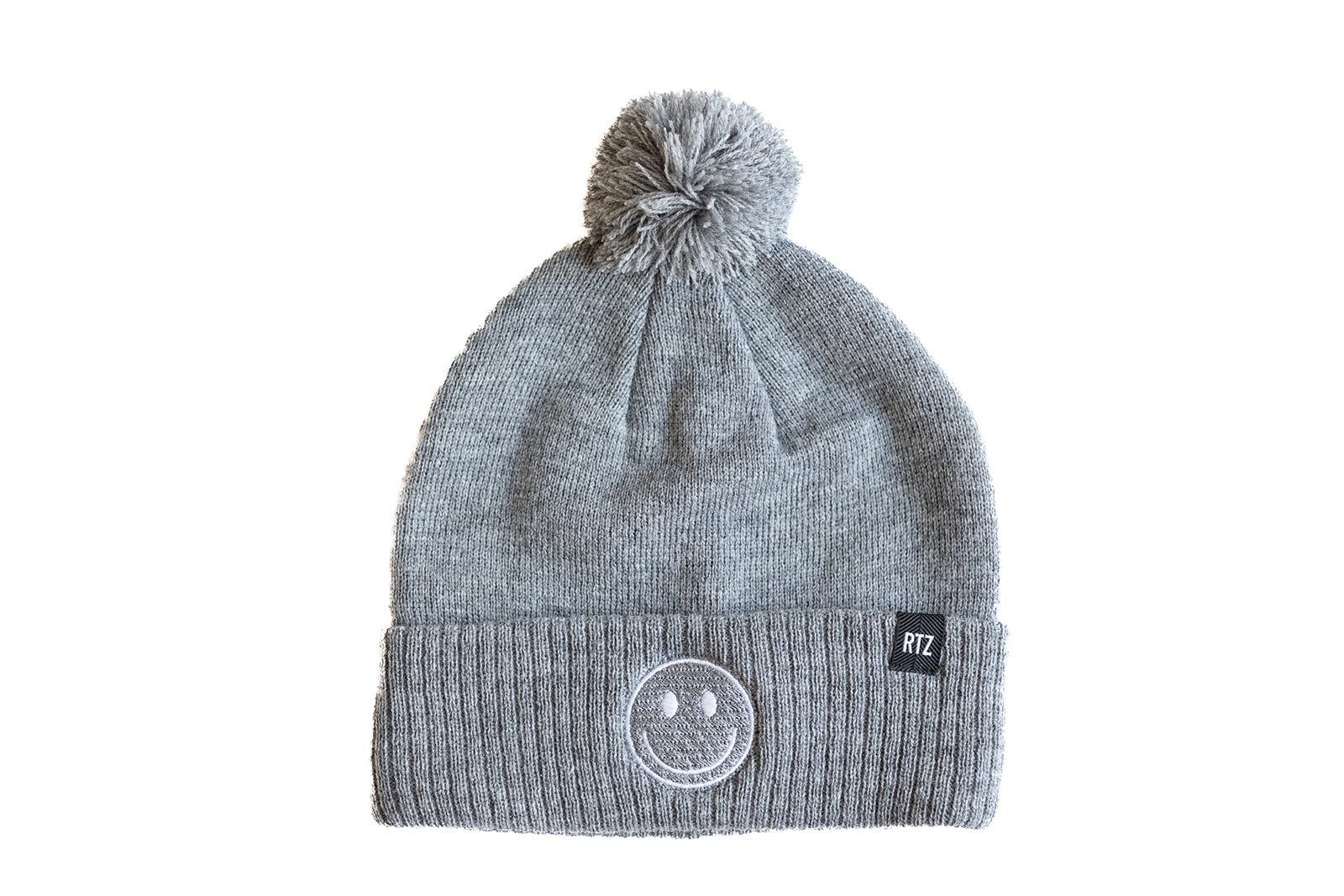 Smiley Pom Pom Hat