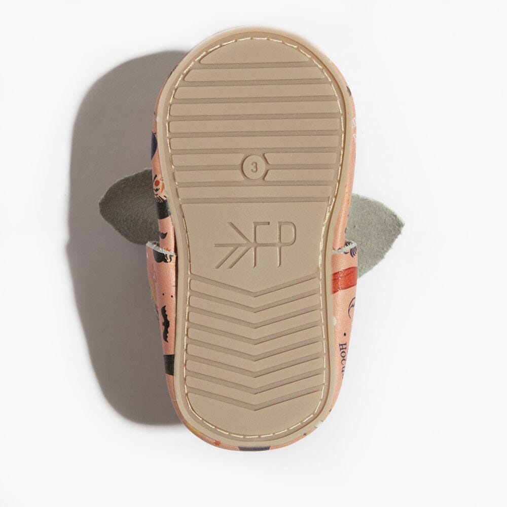 Hocus Pocus Knotted Bow Baby Shoe