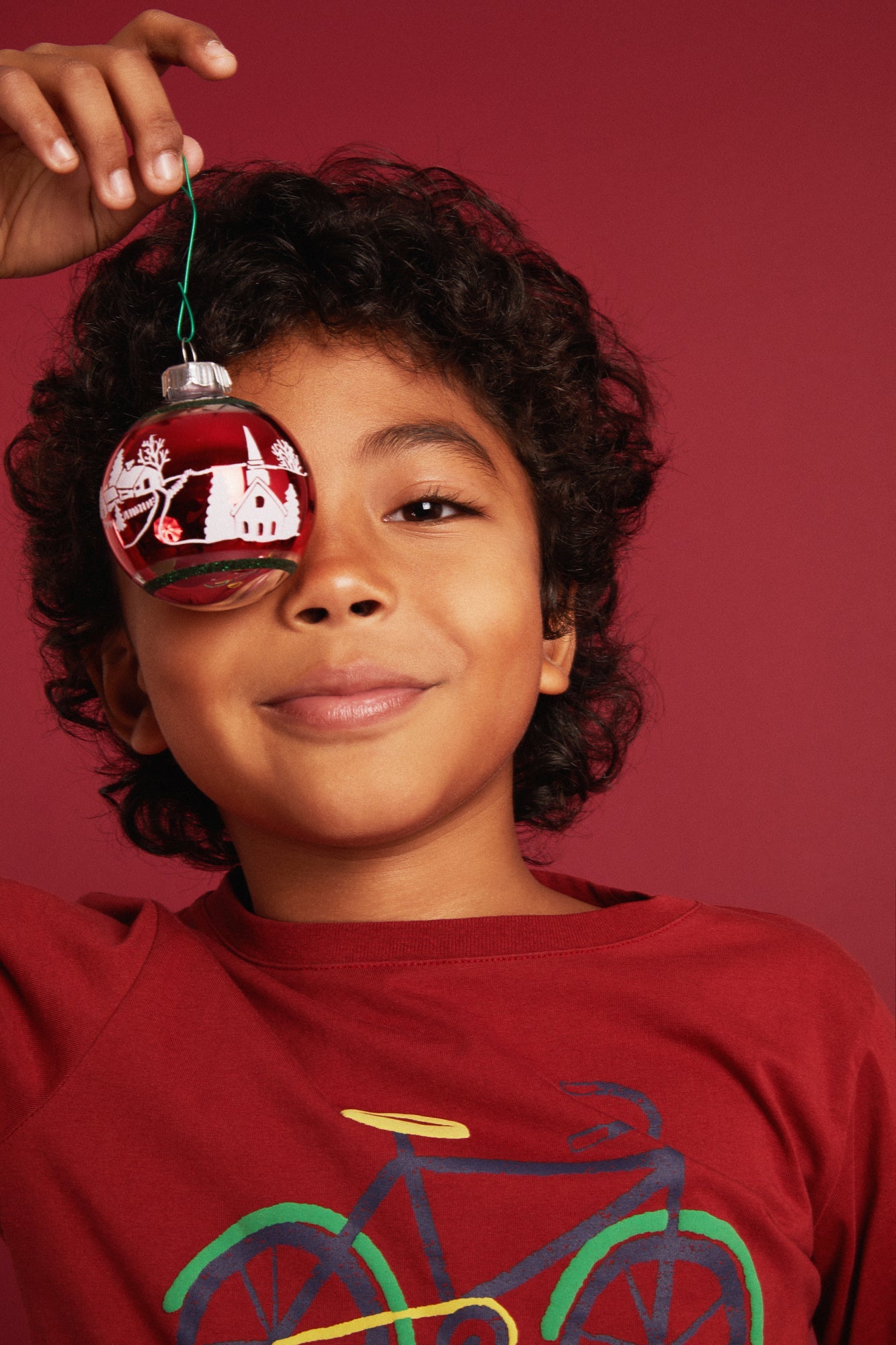 Recycled Cotton Bicyclette Kid T-shirt