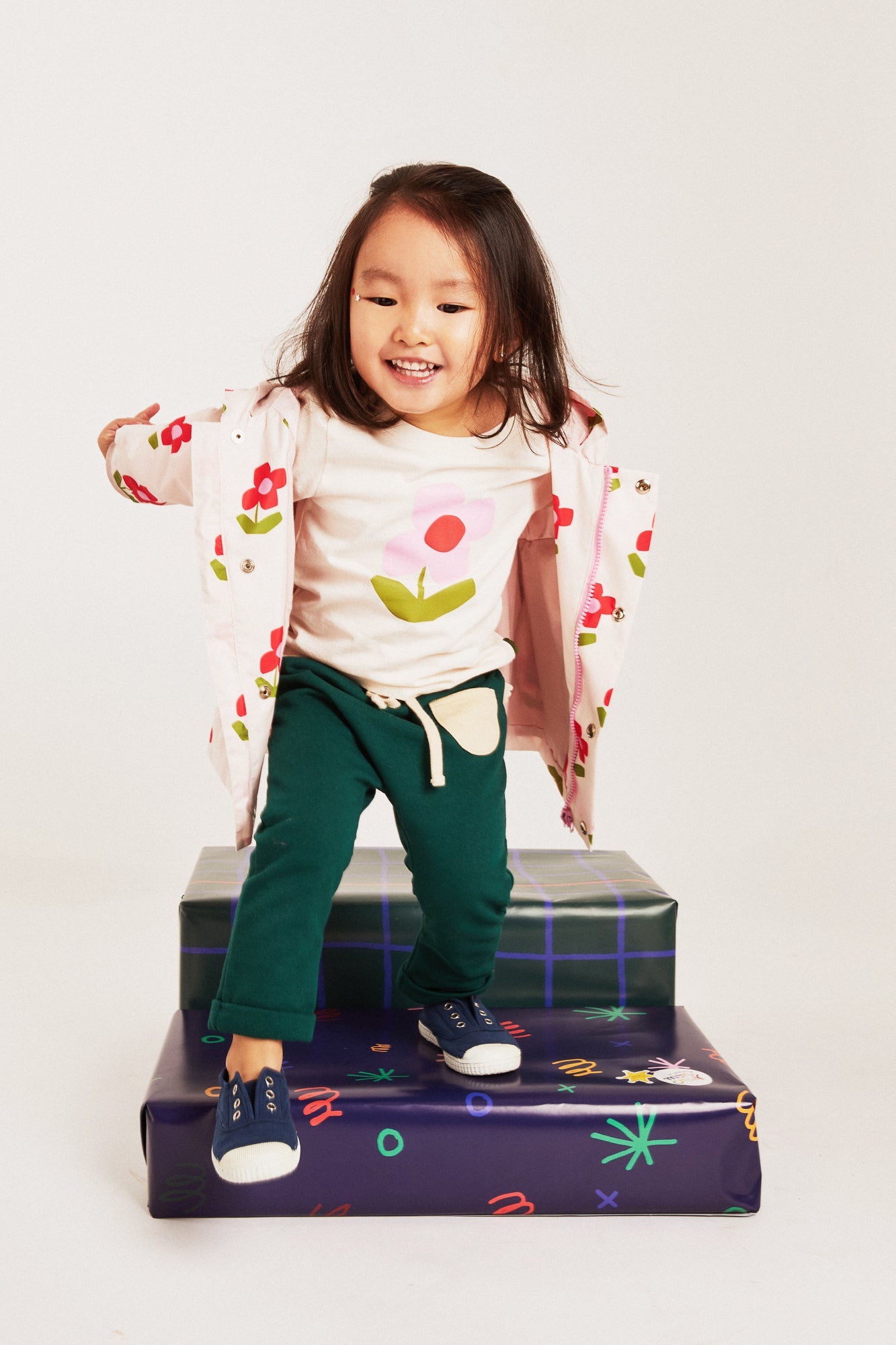 Flower Baby Raincoat