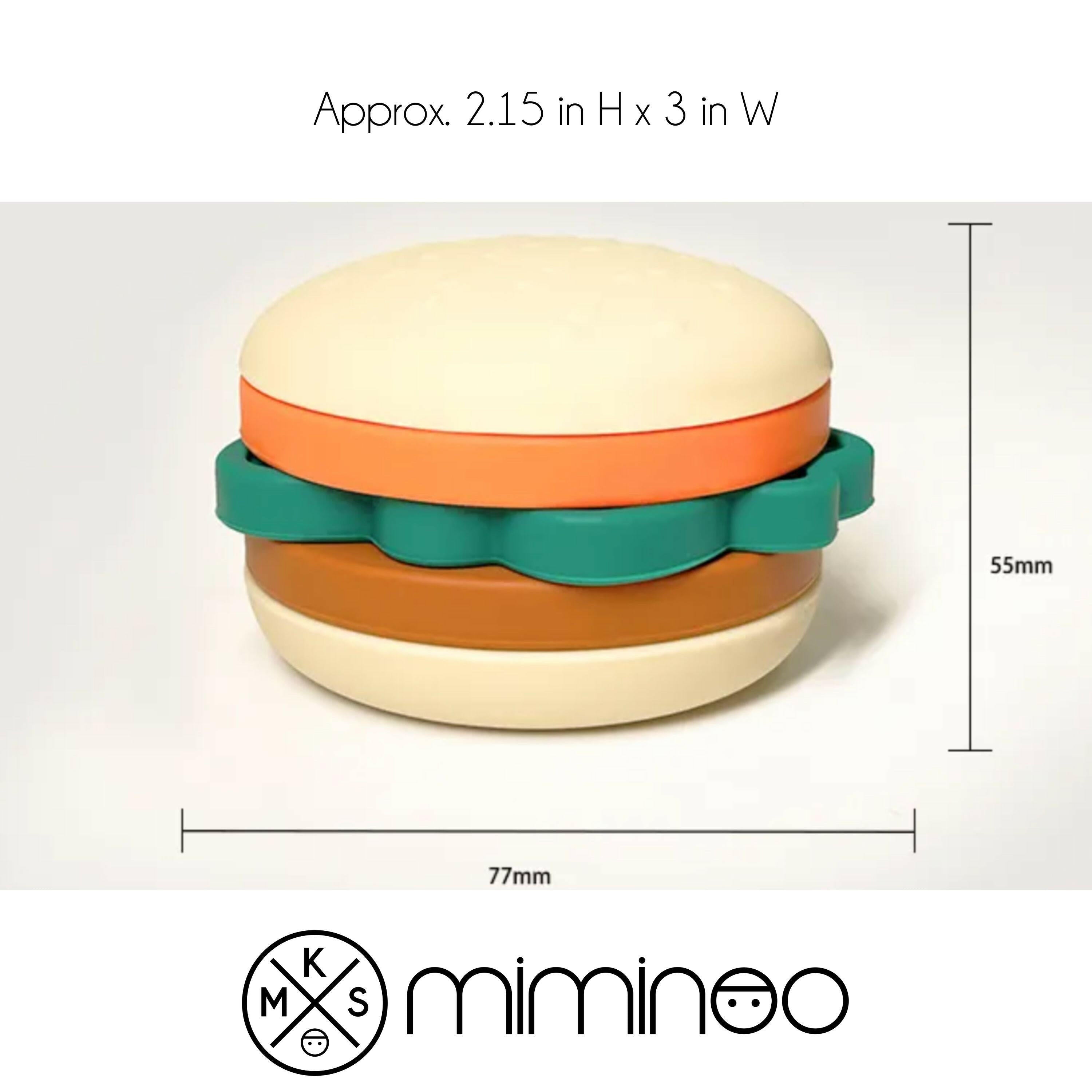 Silicone Hamburger Stacker STACKER TOY MKS Miminoo
