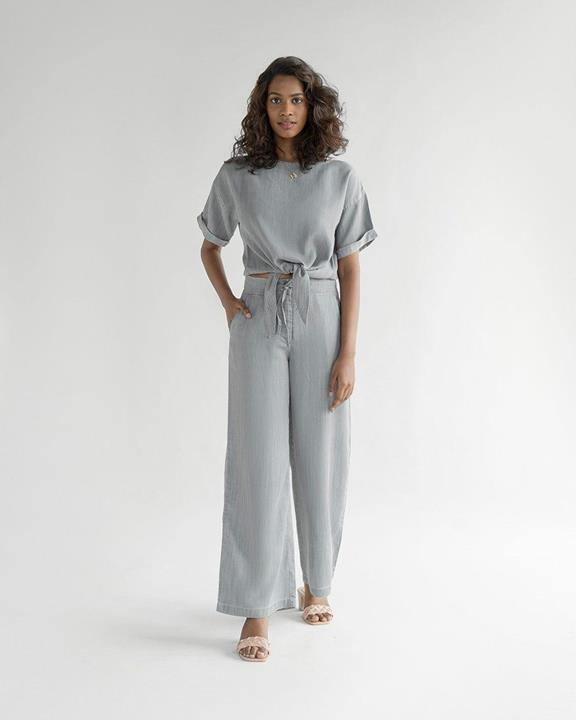 Twist and Sway Top - Stone Grey