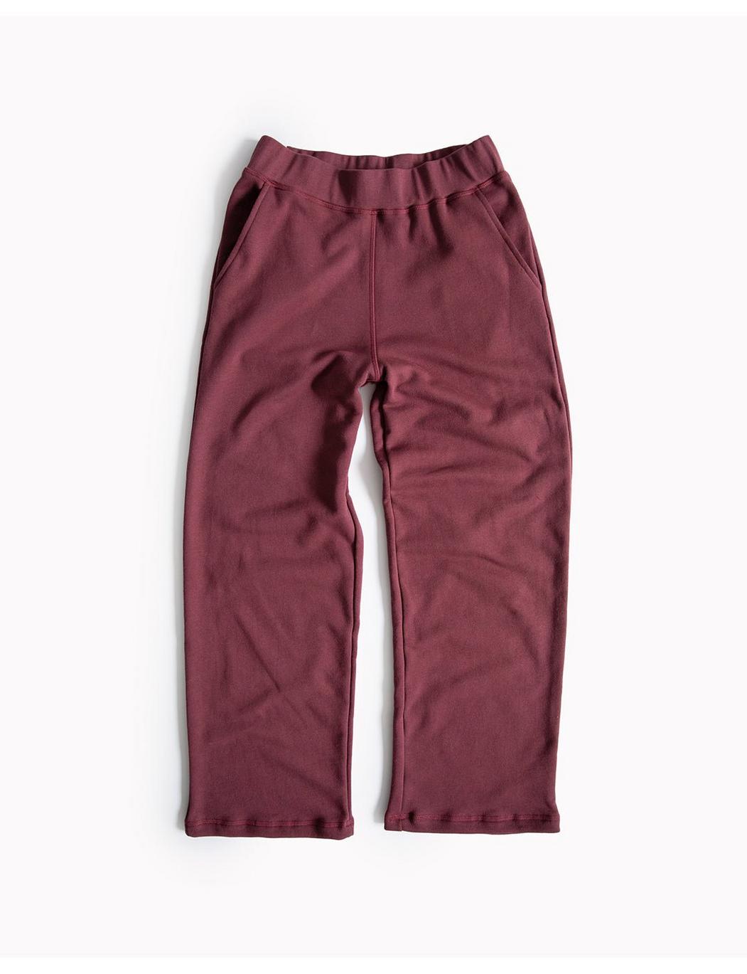 The Women's Wide Leg Pant - Dark Clay