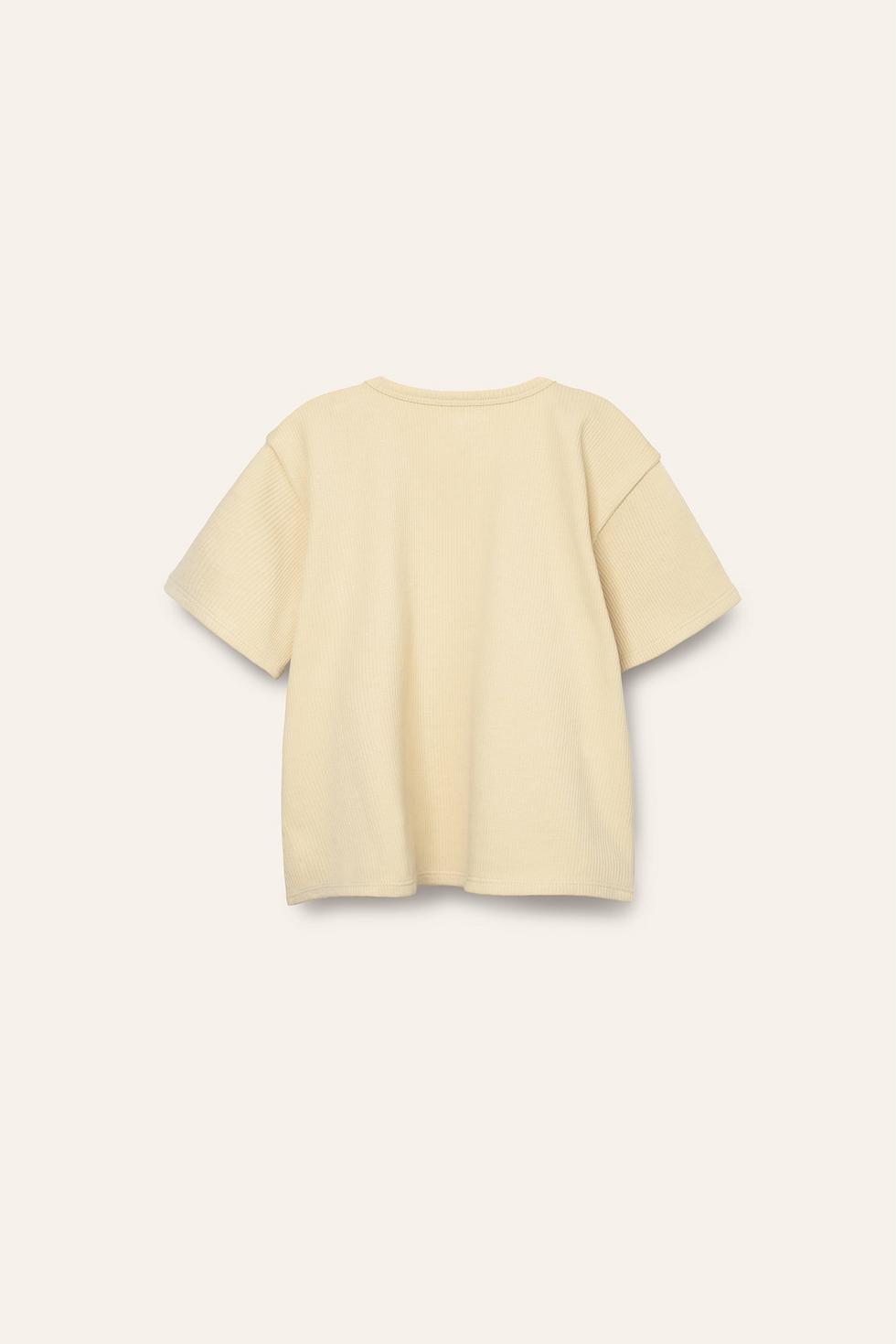 Organic Pima Cotton Kids Tee - Yellow