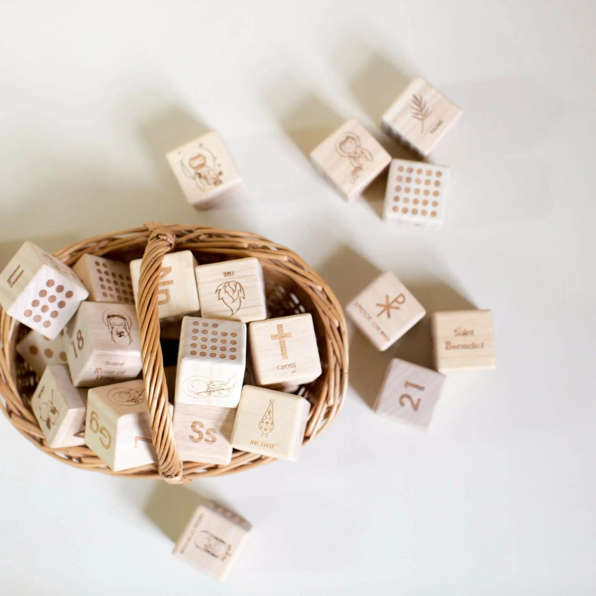 Catholic ABC Alphabet Blocks