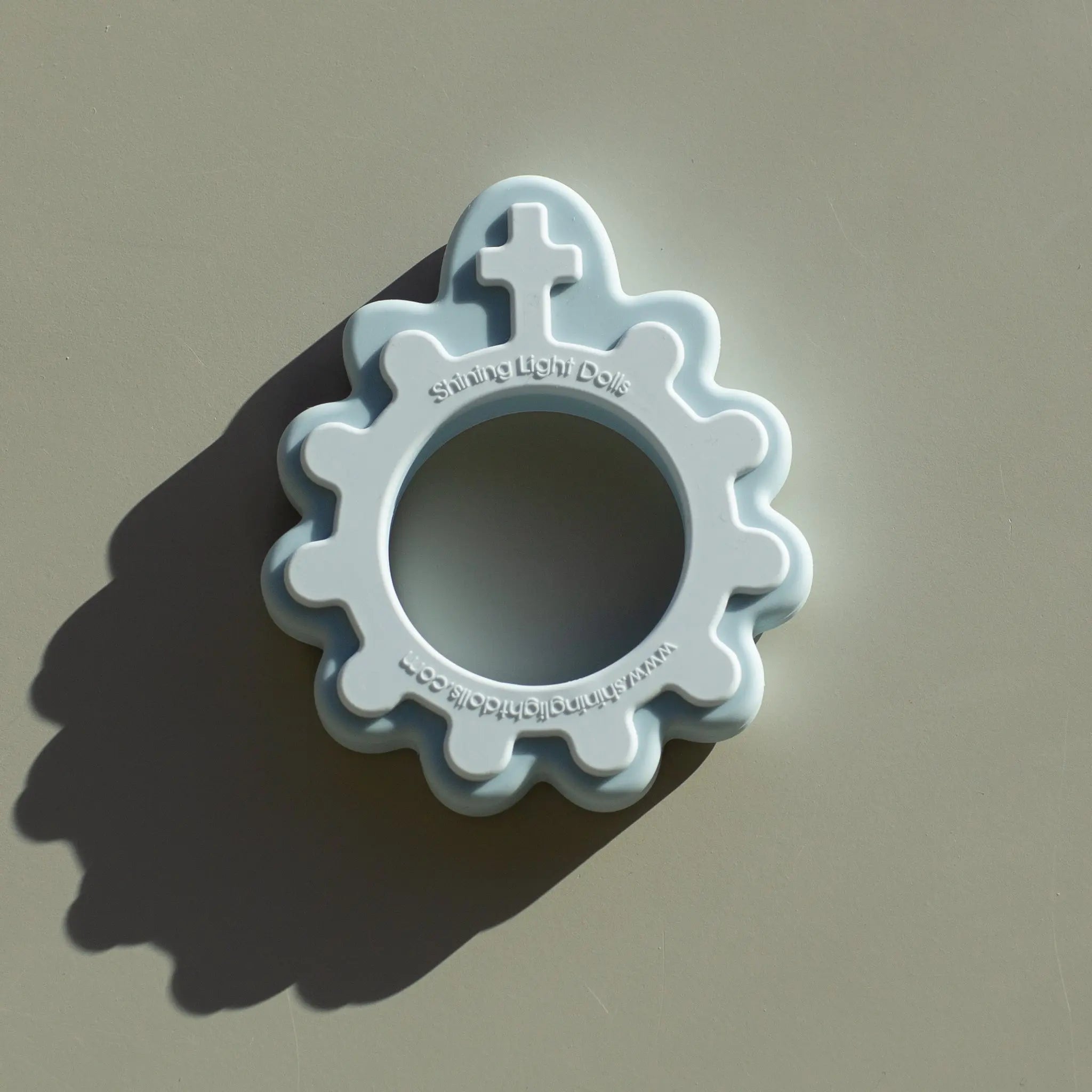 Baby’s First Rosary – Marian Blue Silicone Teether