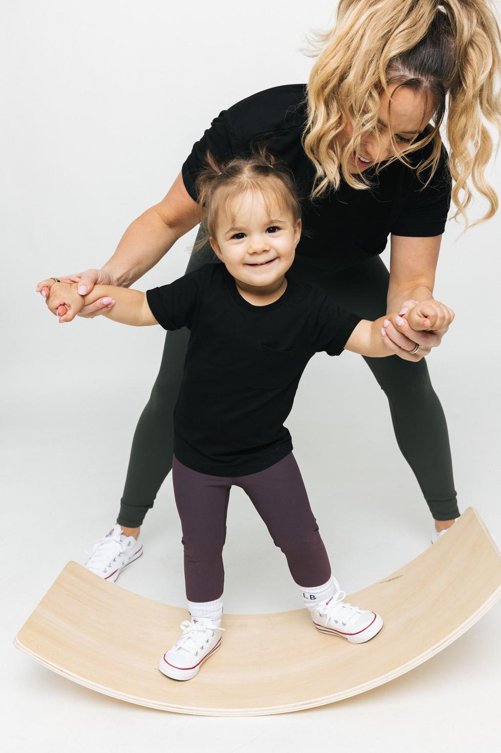 Baby Athletic Ribbed Legging - Plum