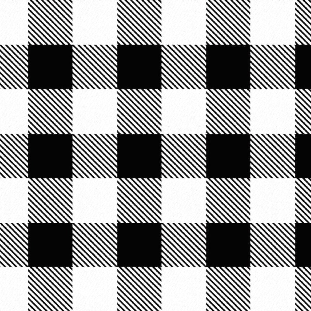 White Buffalo Plaid - Waterproof Wet Bag (For mealtime, on-the-go, and more!) BapronBaby