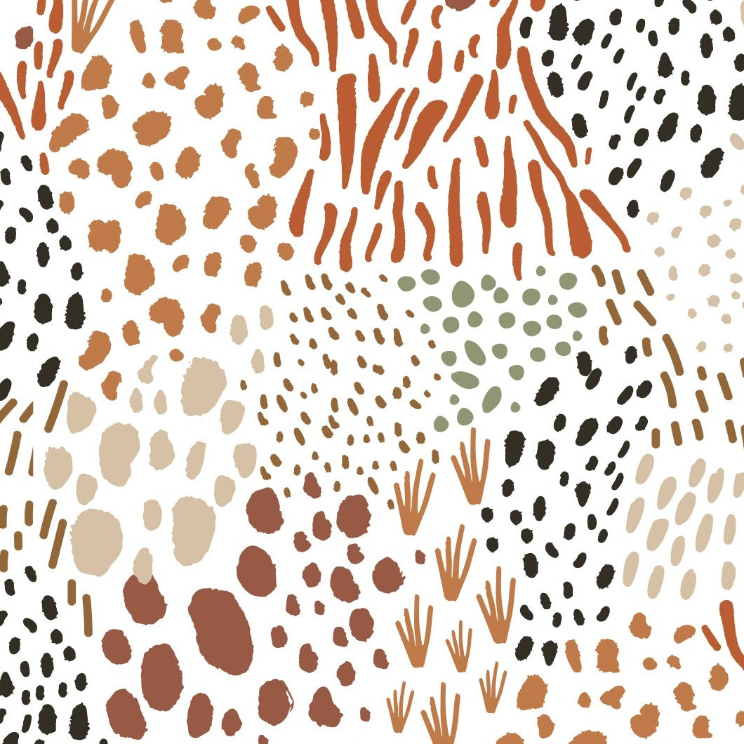 Wild Splash Mat - A Waterproof Catch-All for Highchair Spills and More! BapronBaby
