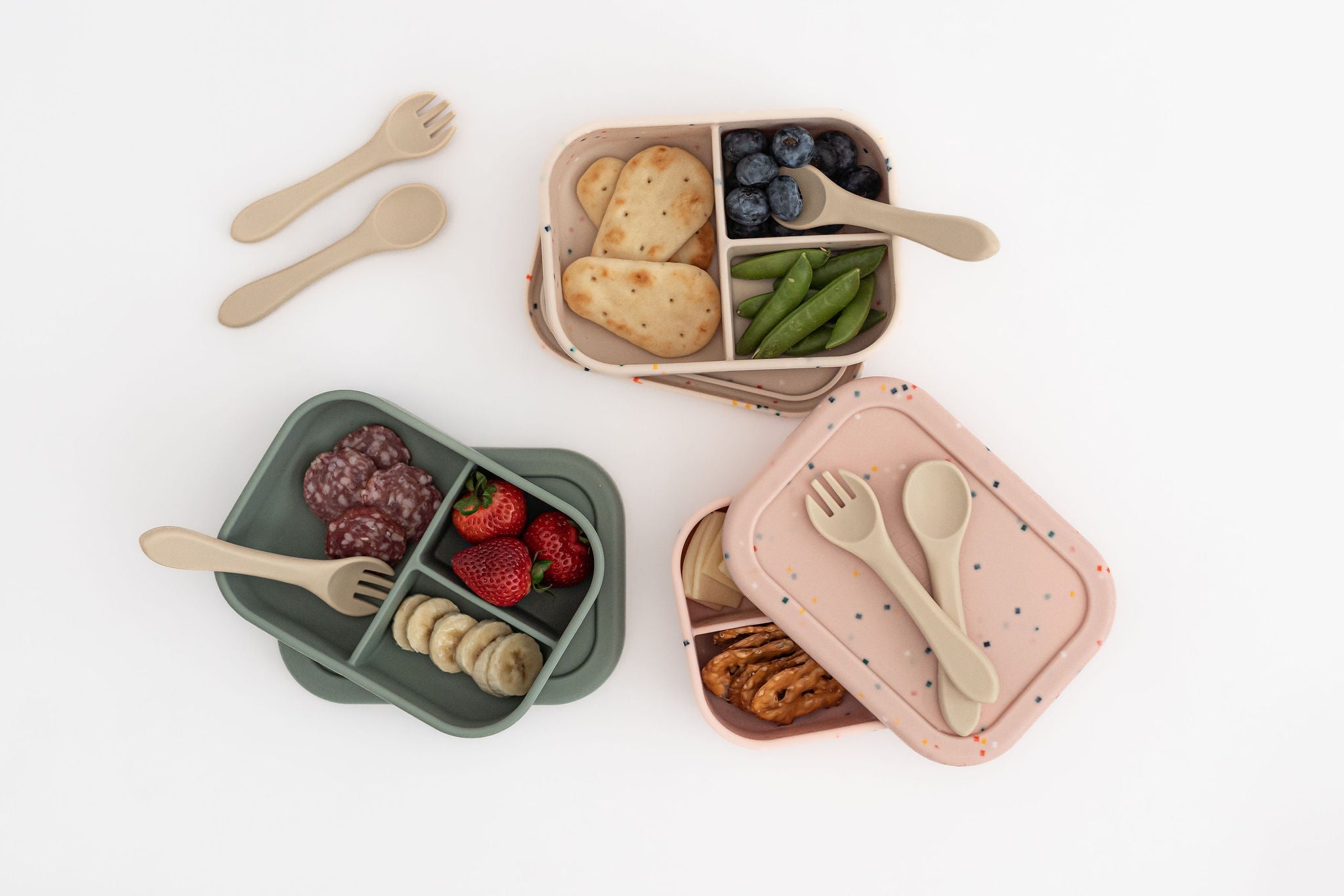 Nyte Nyte Silicon Lunchbox W Fork & Spoon