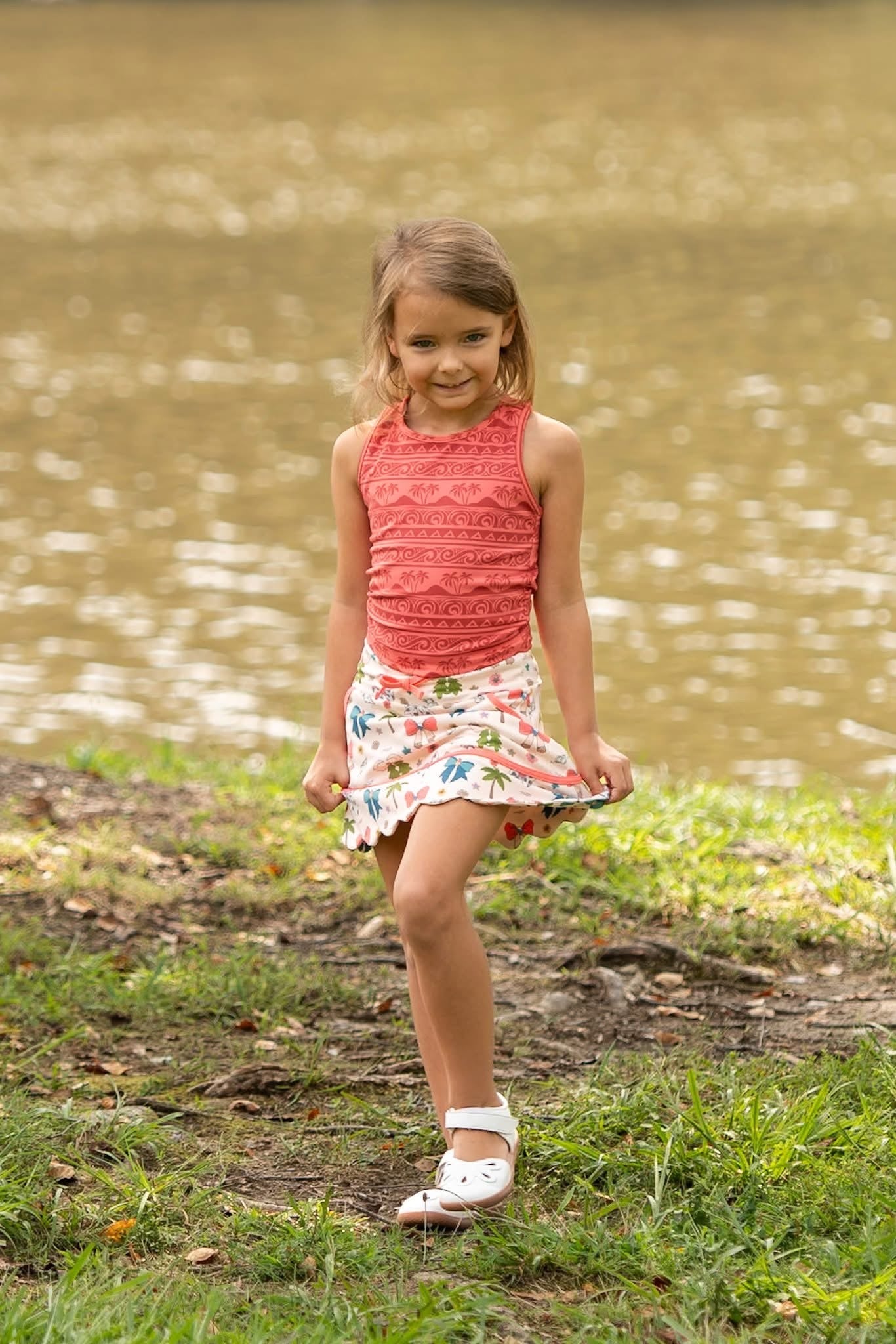 How Far I’ll Go Twist Tank & Stride Skort Set