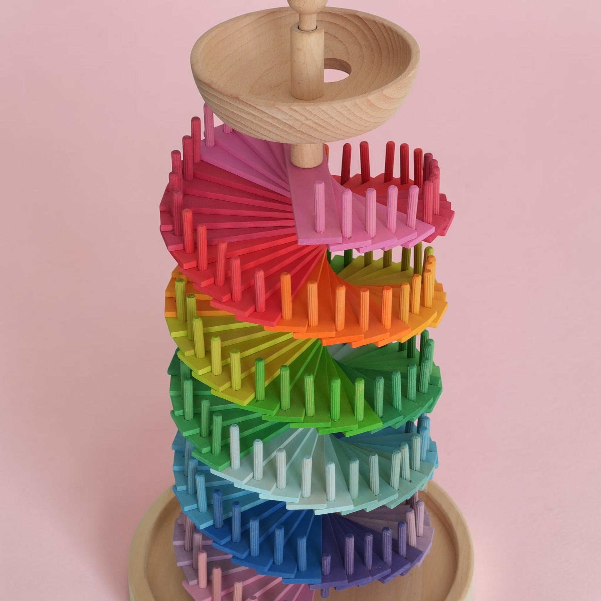 **Pre-order (Ships in 1-2 Weeks)**Rainbow Musical Ball Run Assembly Set