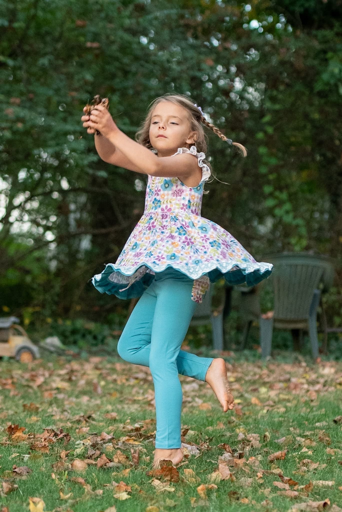 Falling for Teal 3 Piece Playset