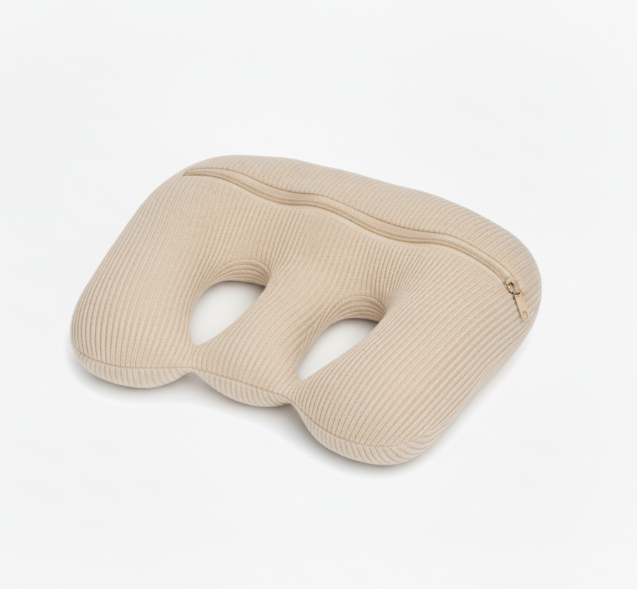 Beige Twins Nursing Pillow Cover