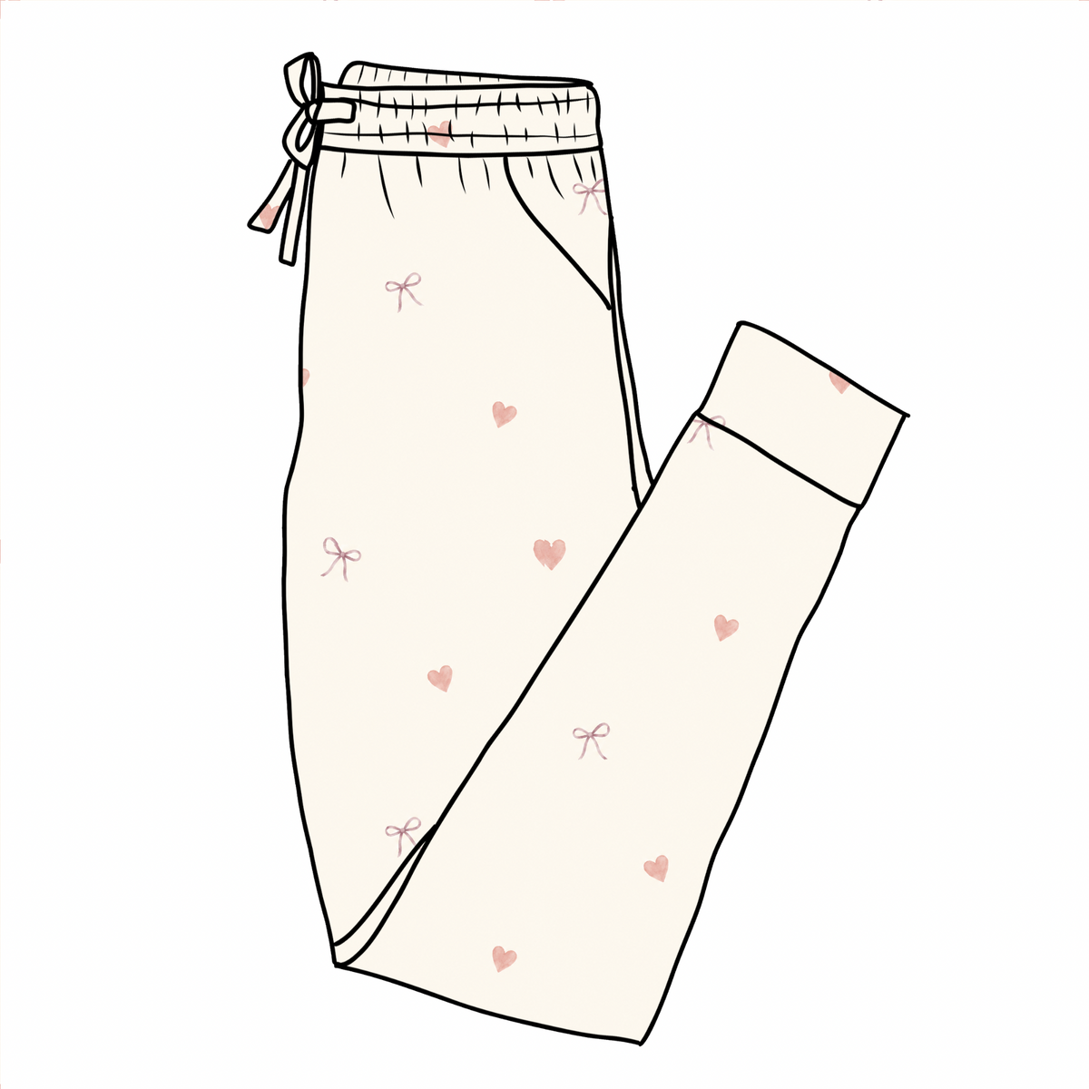 PREORDER Bow Much Love Mama Joggers