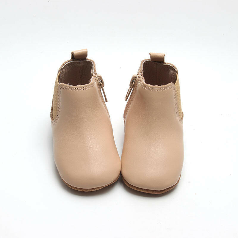 Leather Chelsea Boot | Color 'Honey' | Soft Sole Consciously Baby