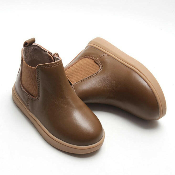 Leather Chelsea Boot | Color 'Espresso' | Hard Sole  Consciously Baby 5 (12 - 18 months)