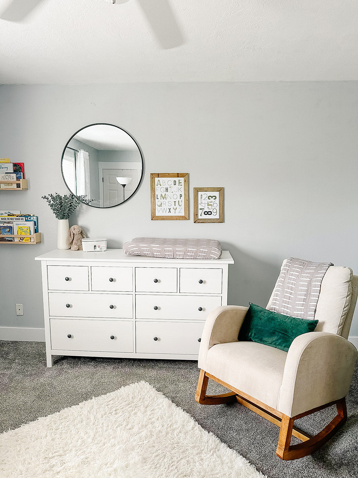 Grey Dash Muslin Quilt Mebie Baby