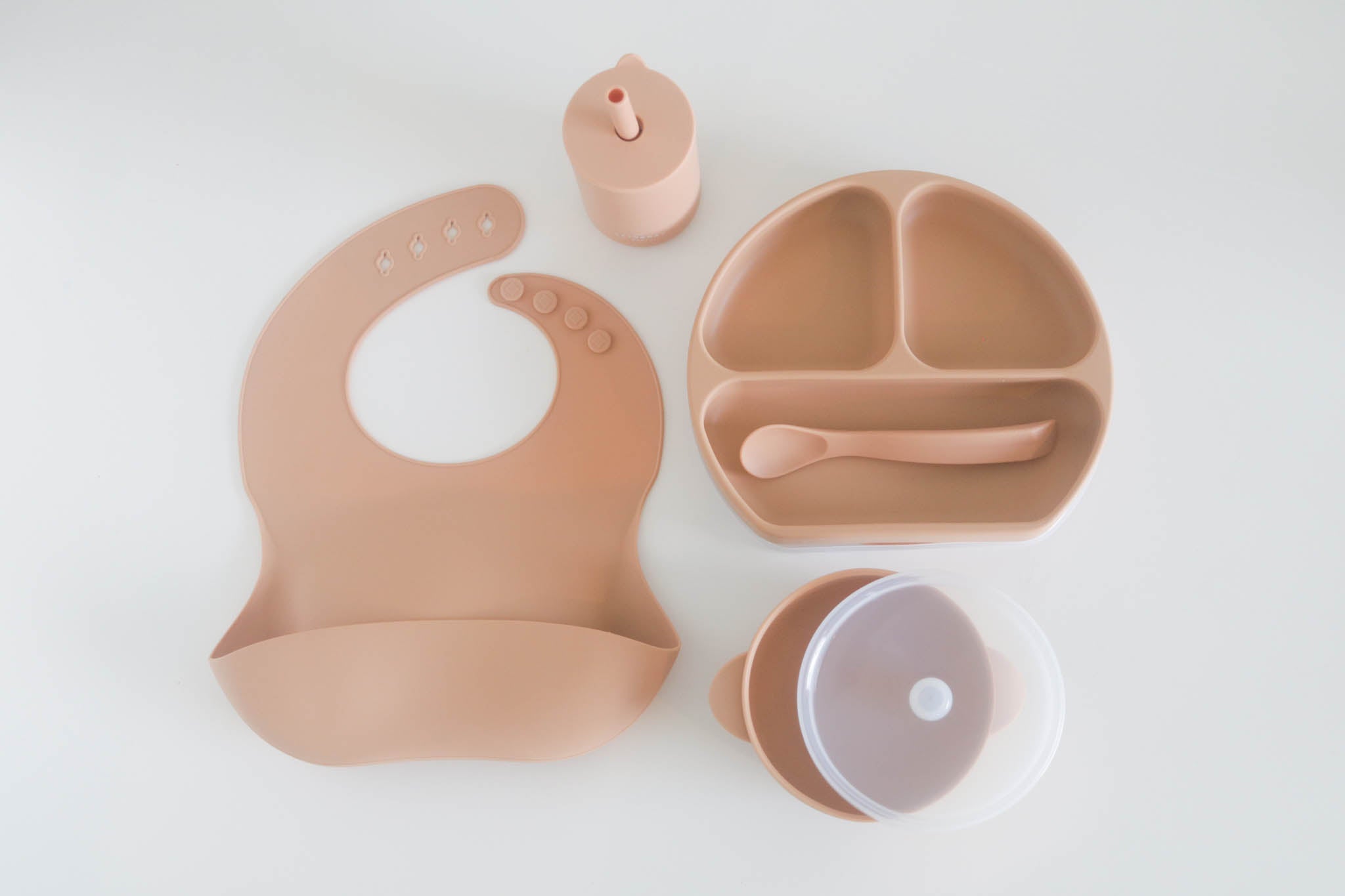 Peach Meal Set meal set The Saturday Baby