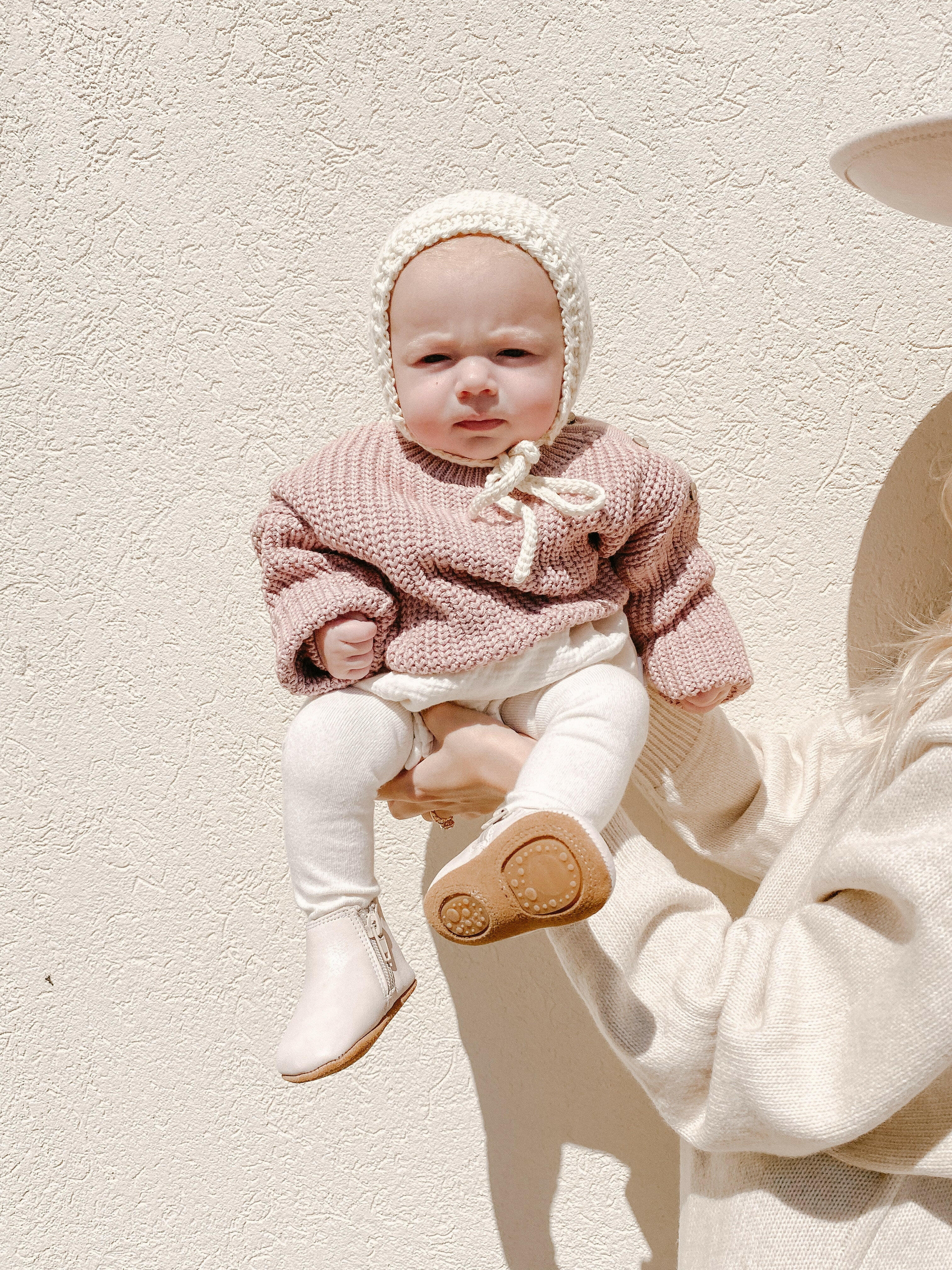 Waxed Leather Chelsea Boot | Color 'Vail Cream' | Soft Sole  Consciously Baby