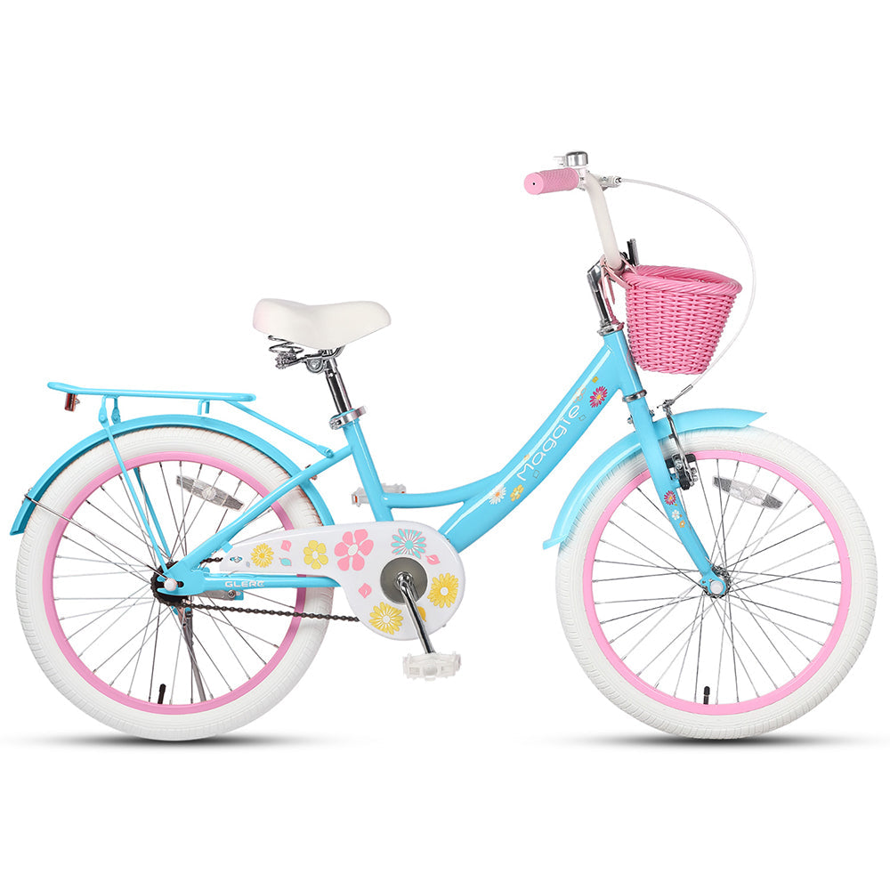 Glerc 20" Kids Bike with with Doll Basket For 7 - 13 Years Old - Maggie
