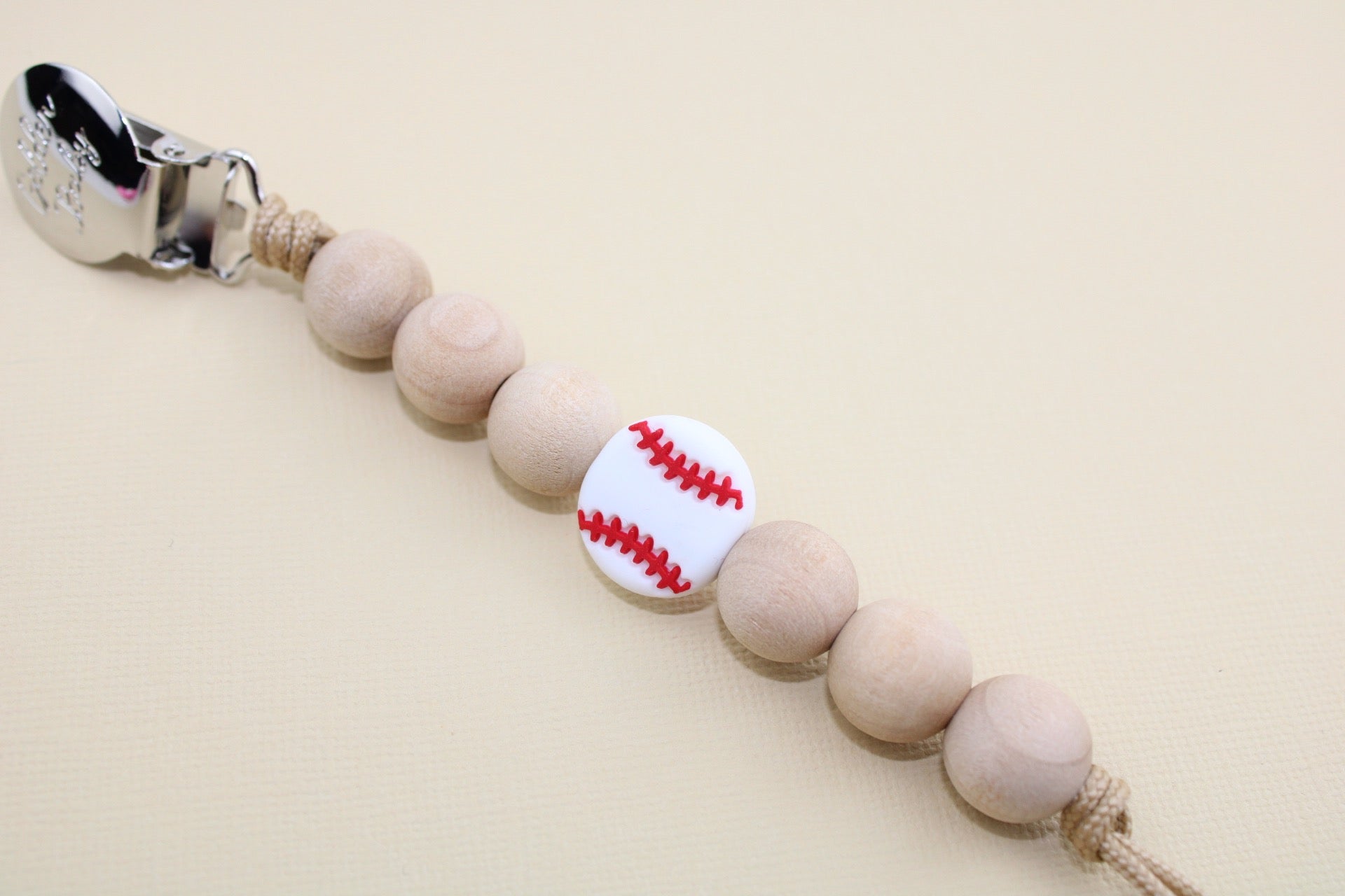 Pacifier Clips // Baseball