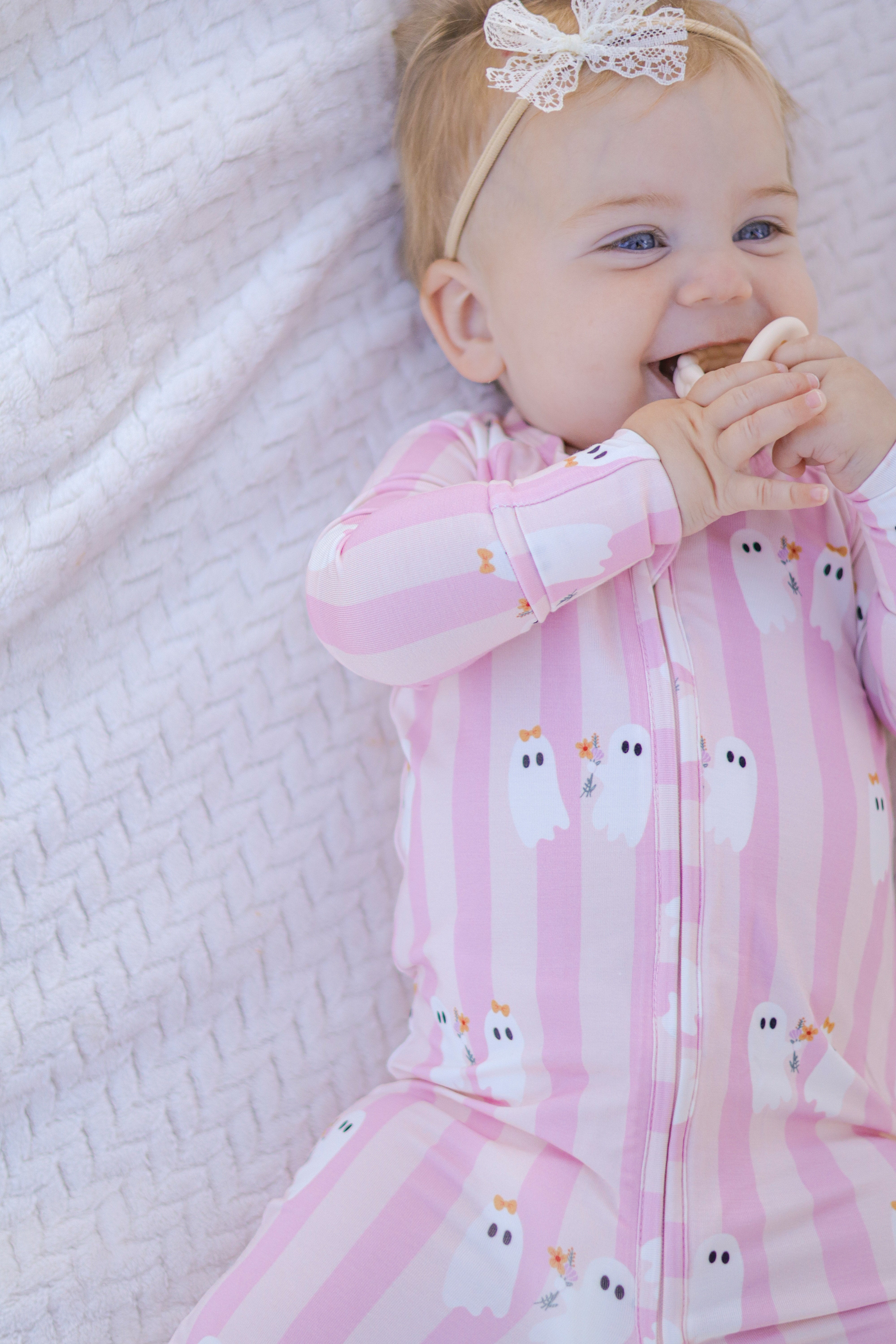 Be My Boo Halloween Bamboo Zippy Pajamas